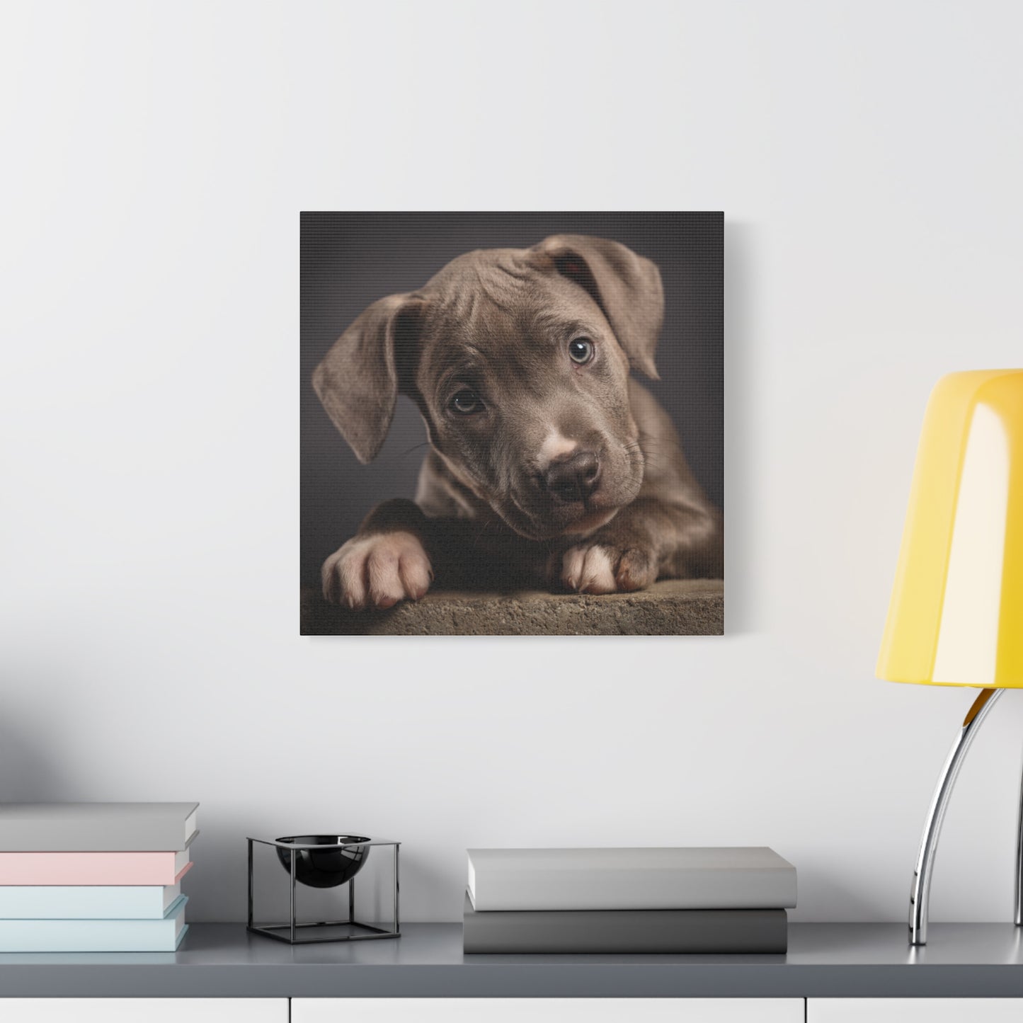 Puppy Portrait Canvas Art