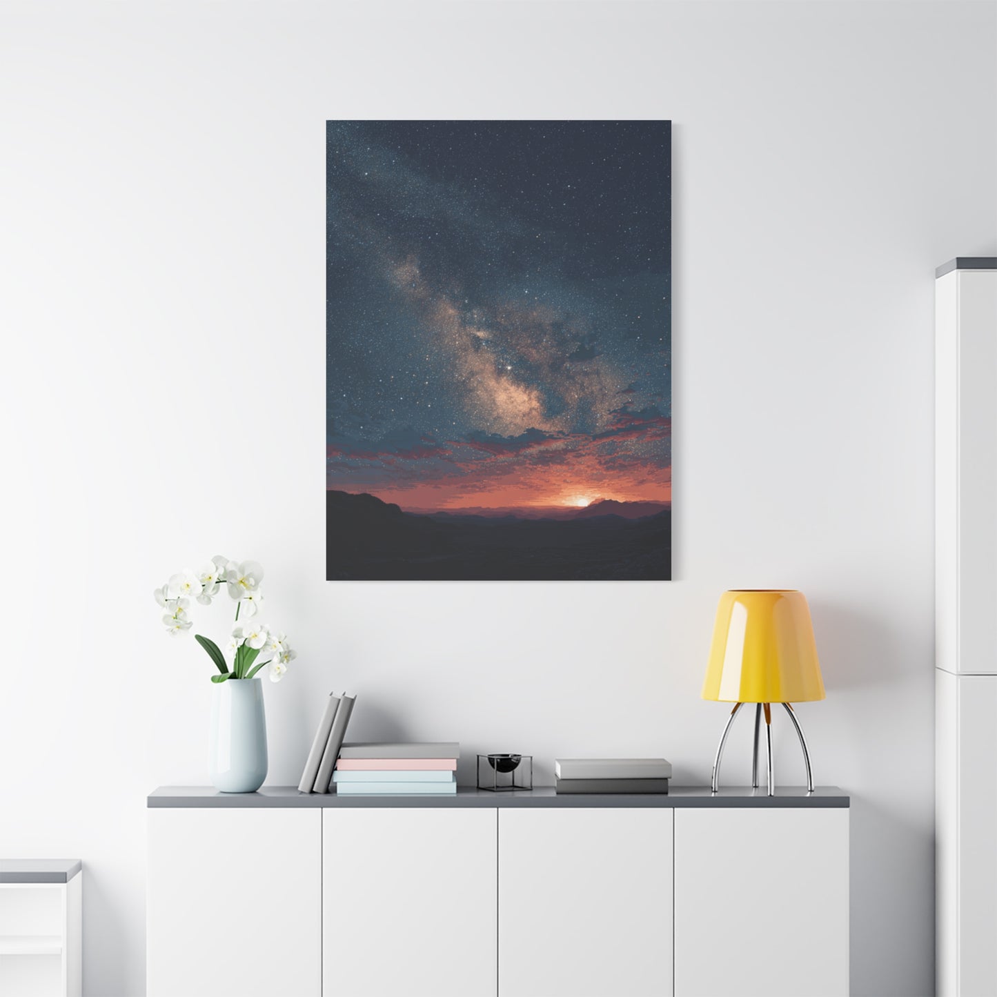 Celestial Canvas Art, Starry Night Decor, Universe Wall Art, Galaxy Home Decor, Space Lovers Gift, Inspirational Wall Decor