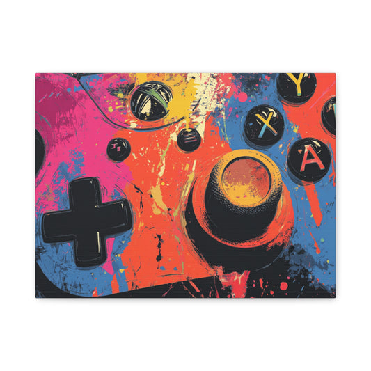 Bold Gaming Canvas Wall Art