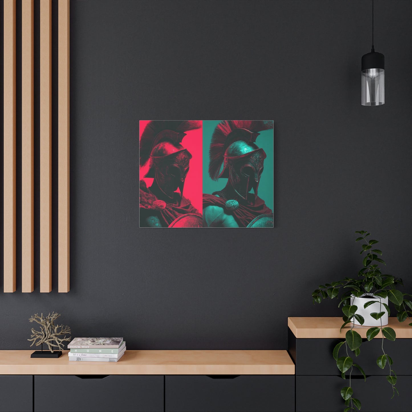 Spartan Warrior Canvas Wall Art