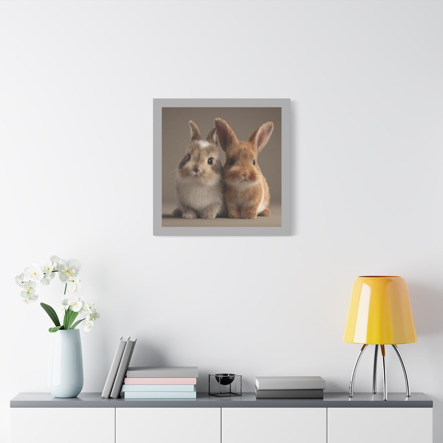 Canvas Print Baby Bunnies