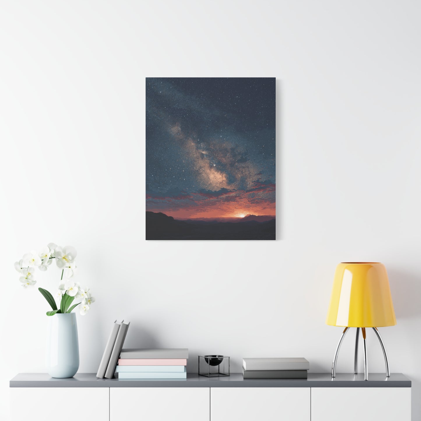 Celestial Canvas Art, Starry Night Decor, Universe Wall Art, Galaxy Home Decor, Space Lovers Gift, Inspirational Wall Decor