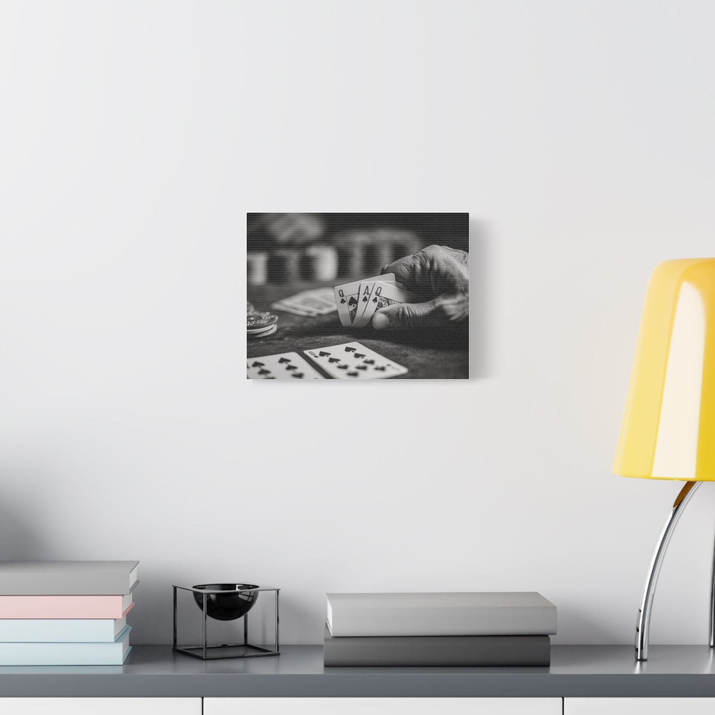 Poker Player Canvas Wall Art