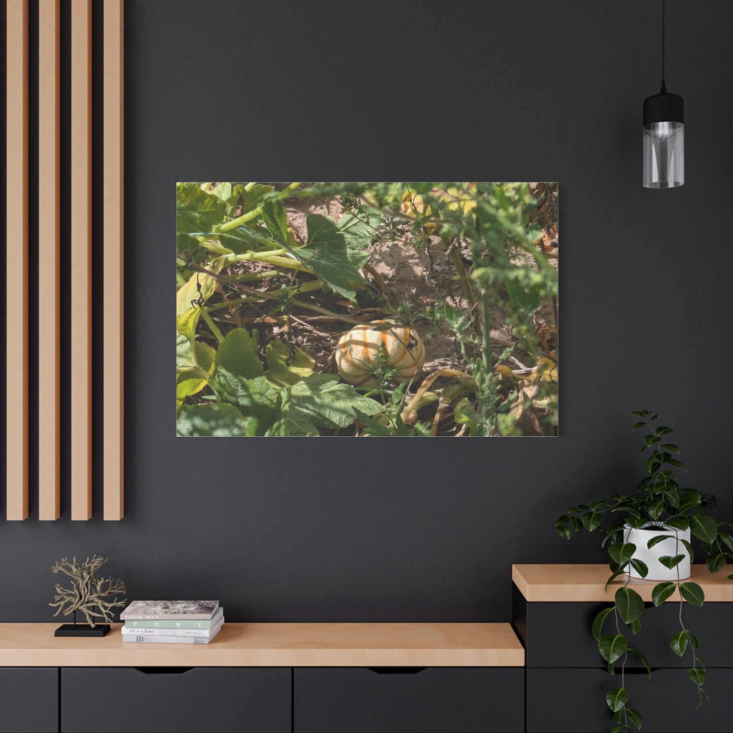 Harvest Pumpkin Canvas Art Wall Decor