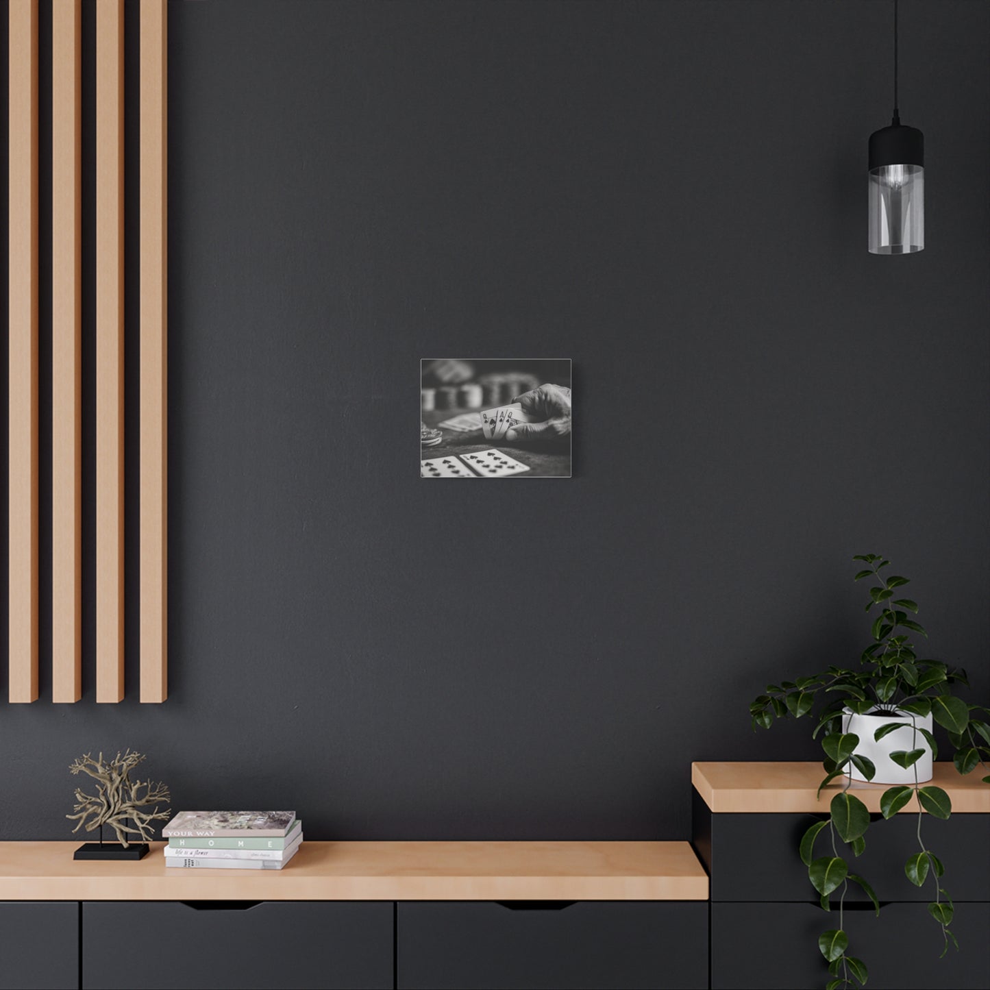 Poker Player Canvas Wall Art