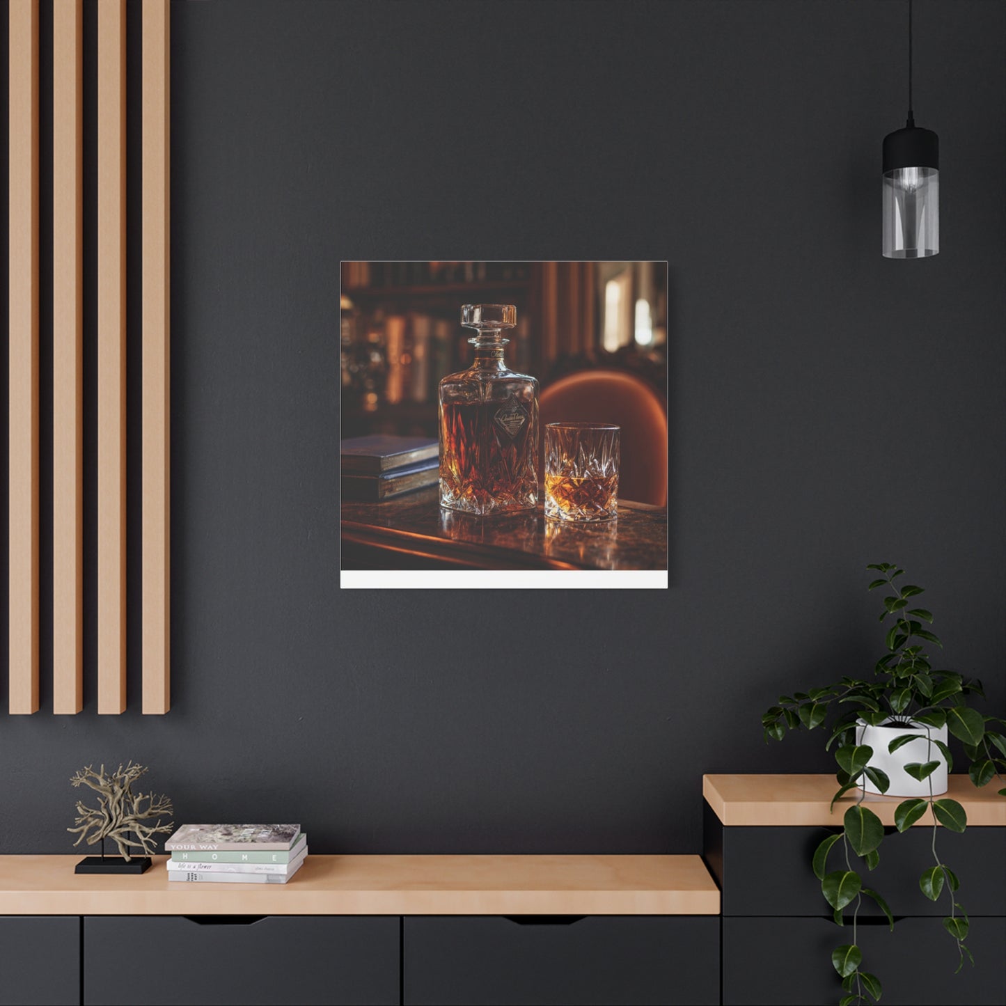 Elegant Whiskey Art Canvas
