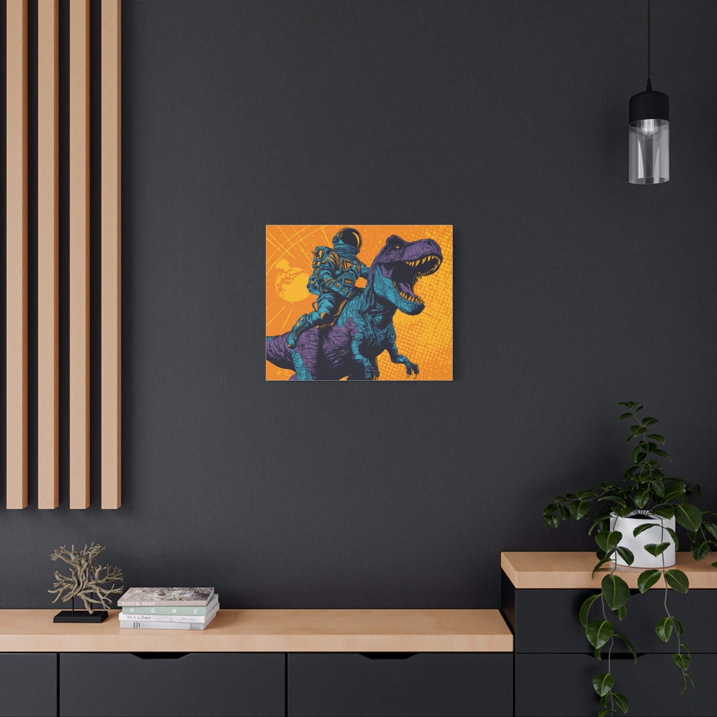 Canvas Print - Pop Art Dinosaur