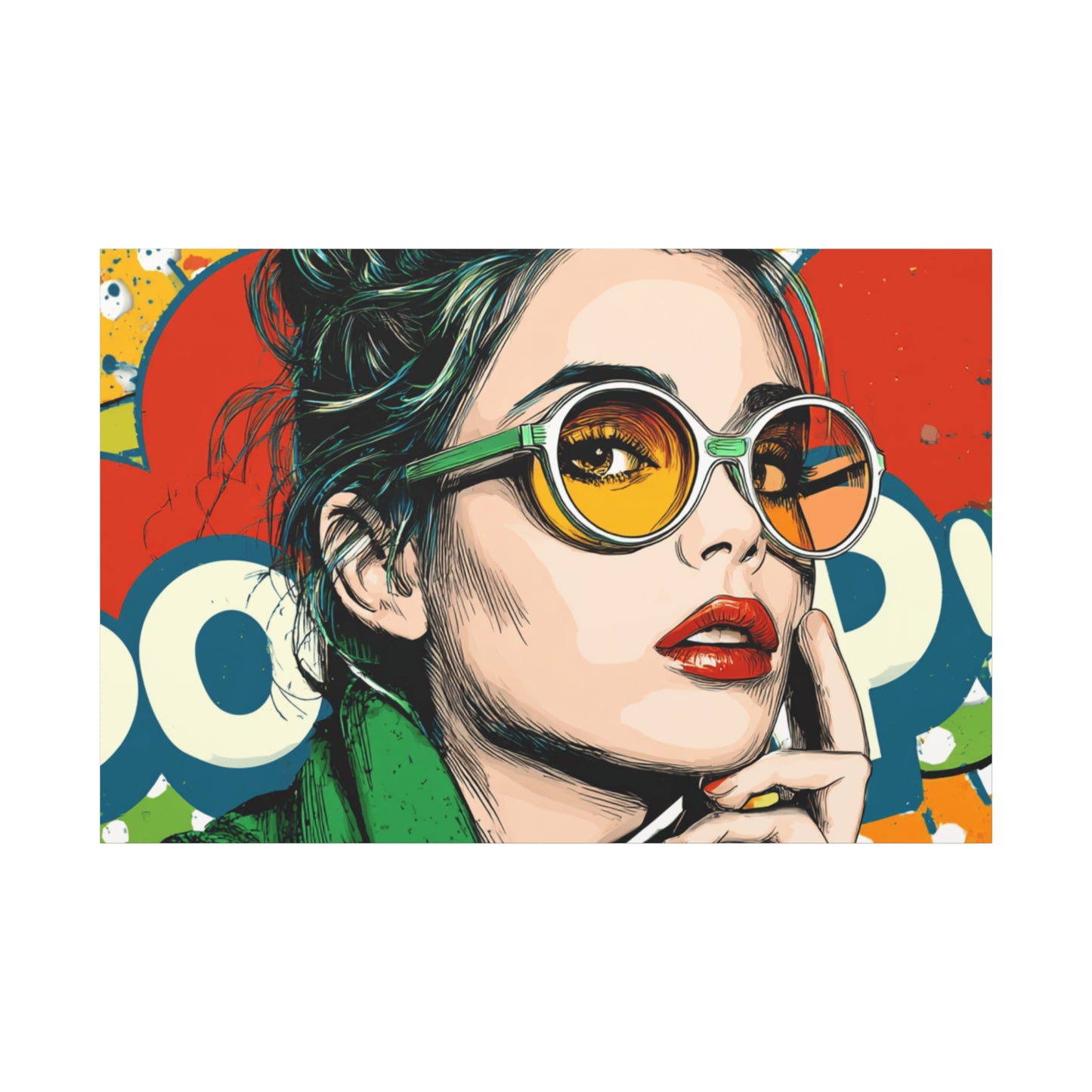 Canvas Print - Pop Art Style, Colorful