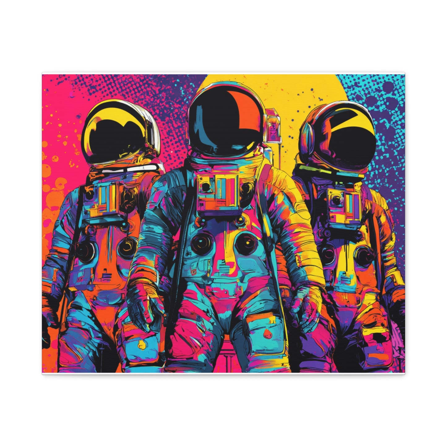 Canvas Print -  Pop Art Astronauts