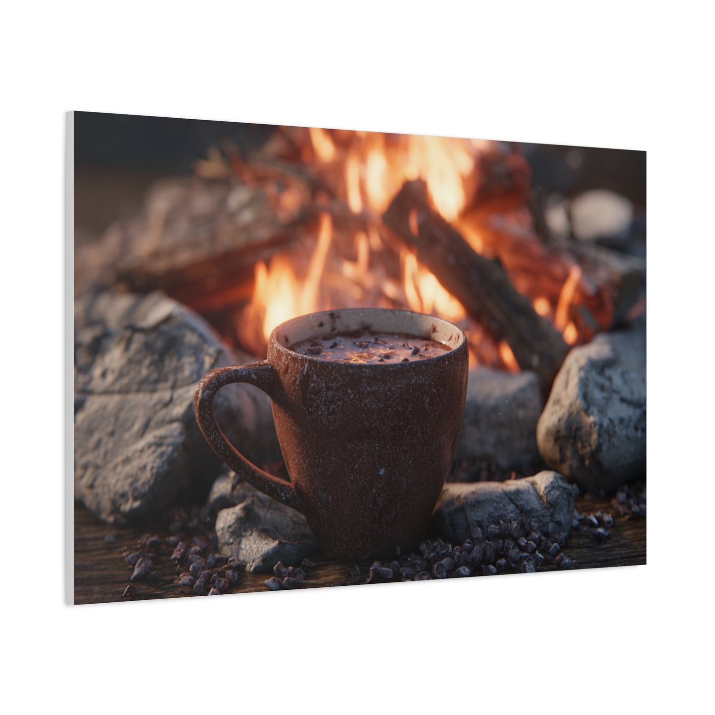 Cozy Campfire Canvas Print