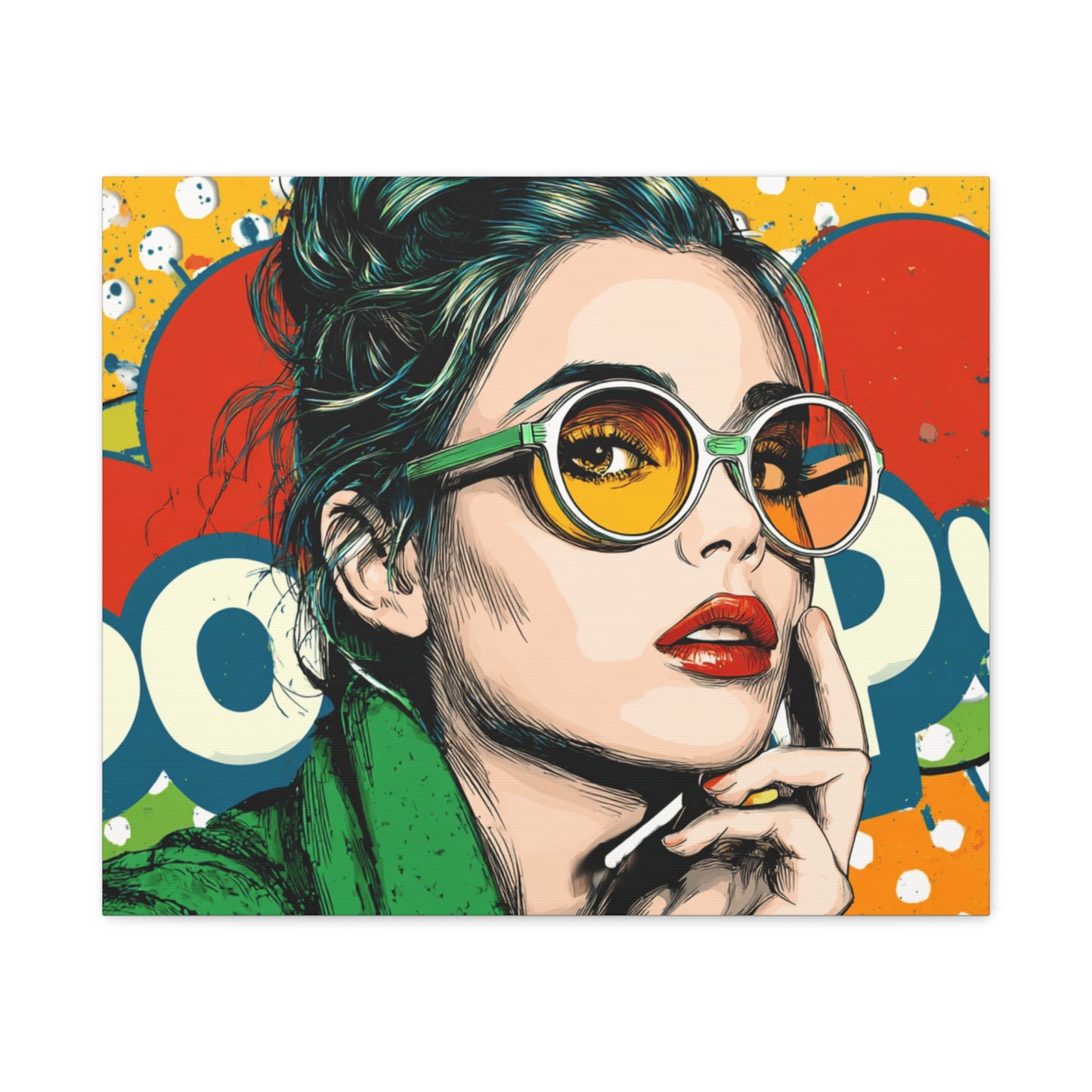 Canvas Print - Pop Art Style, Colorful