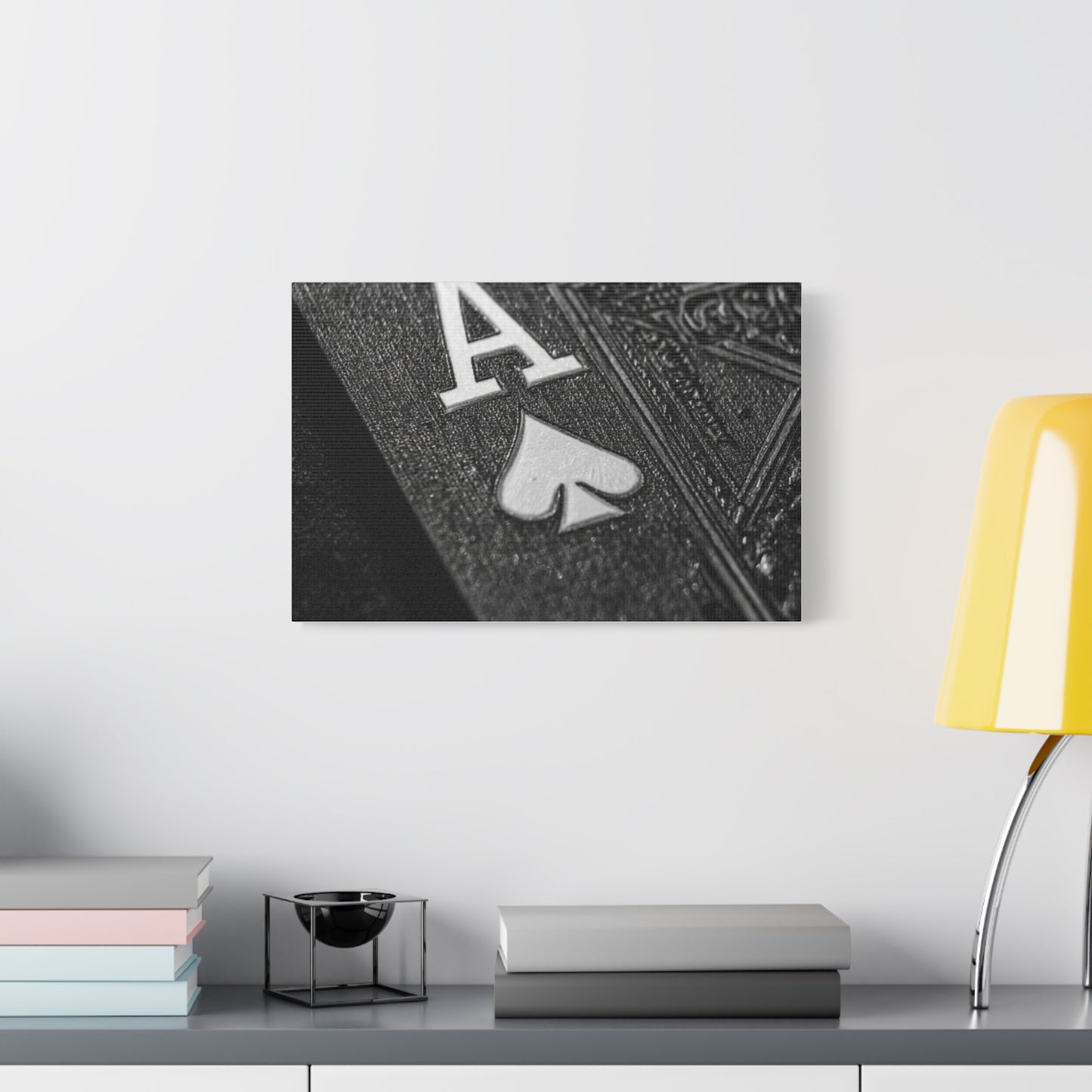 Black Ace Canvas Art
