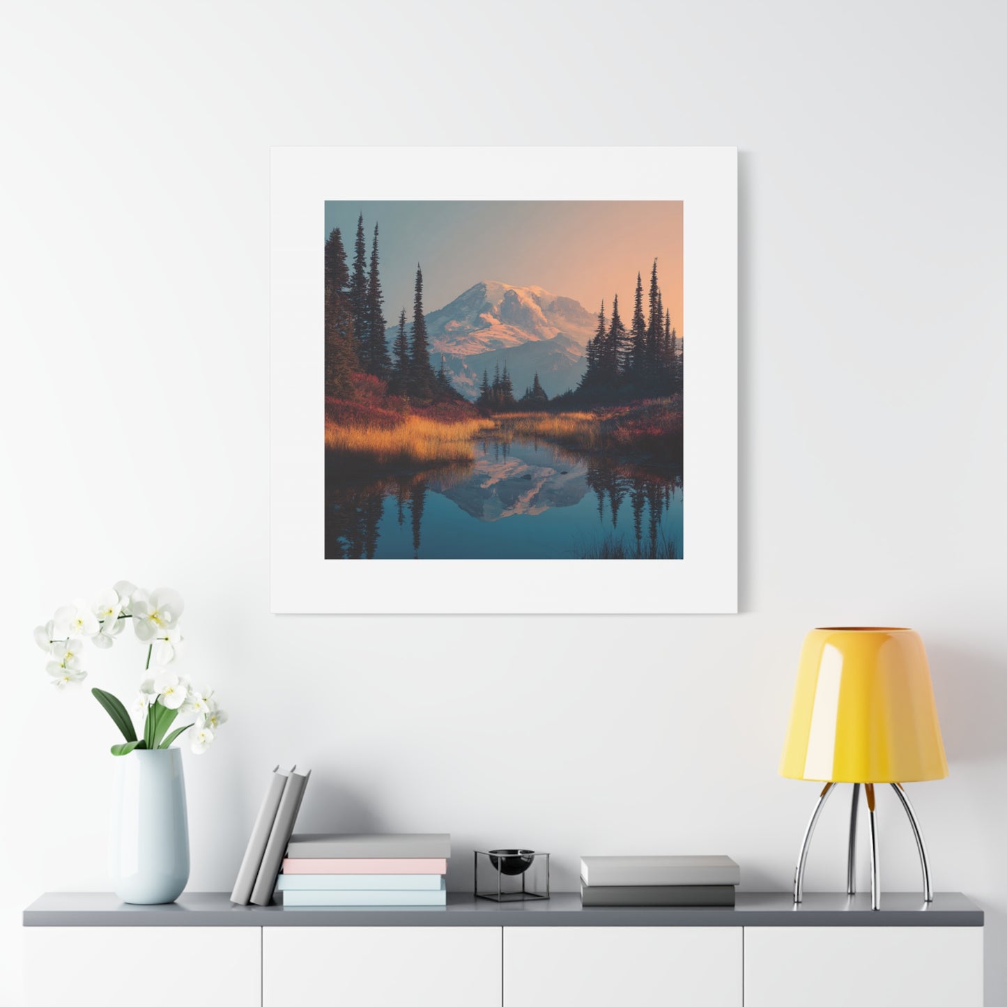 Scenic Mountain Canvas Wall Art, Landscape Decor, Nature Print, Home Decor, Gift for Nature Lovers, Outdoor Wall Art