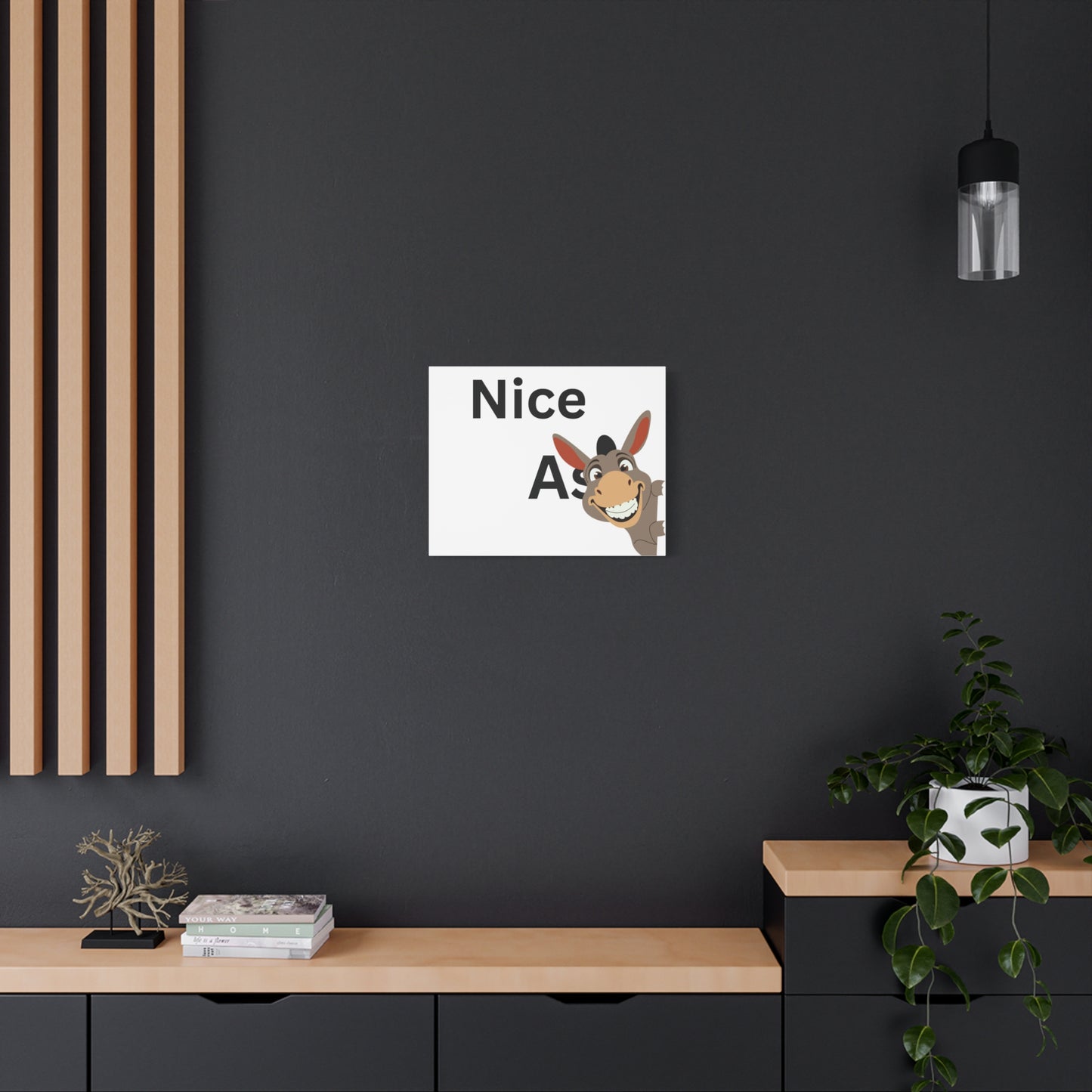 Funny bathroom Canvas Art Print