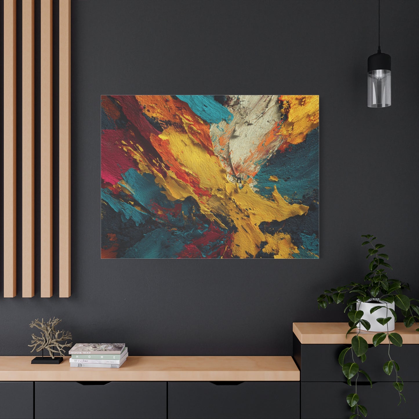 Colorful Abstract Canvas Wall Art