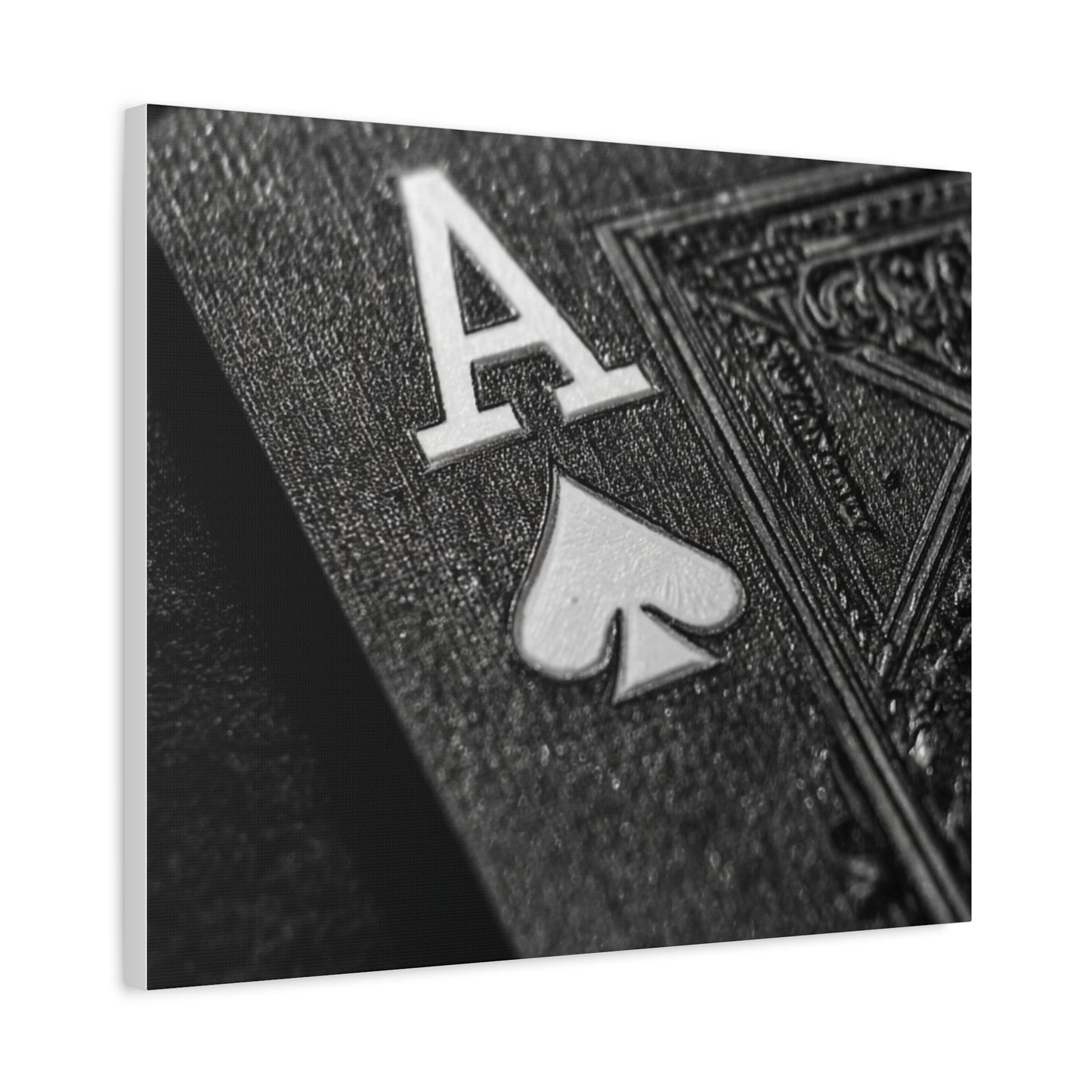 Black Ace Canvas Art