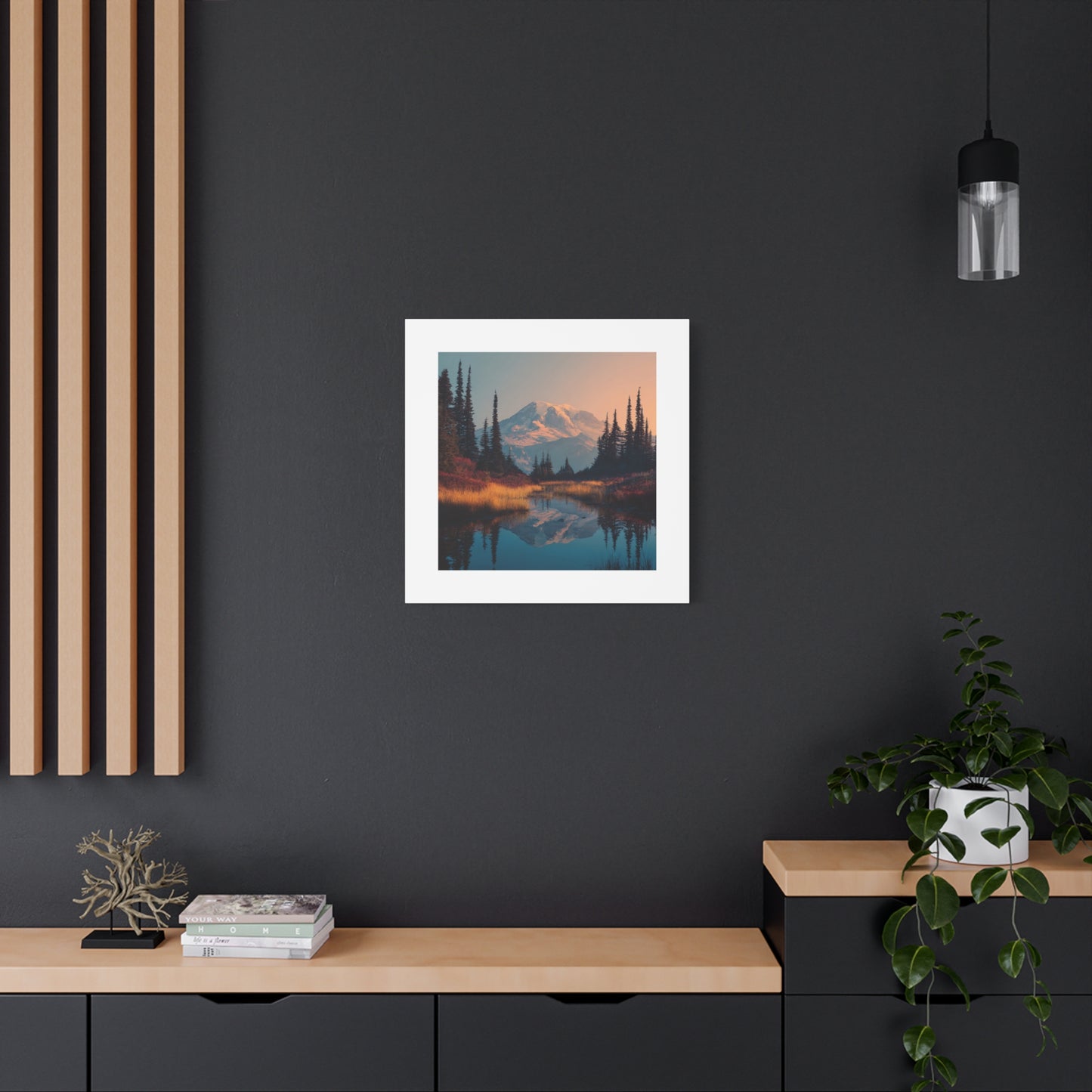 Scenic Mountain Canvas Wall Art, Landscape Decor, Nature Print, Home Decor, Gift for Nature Lovers, Outdoor Wall Art