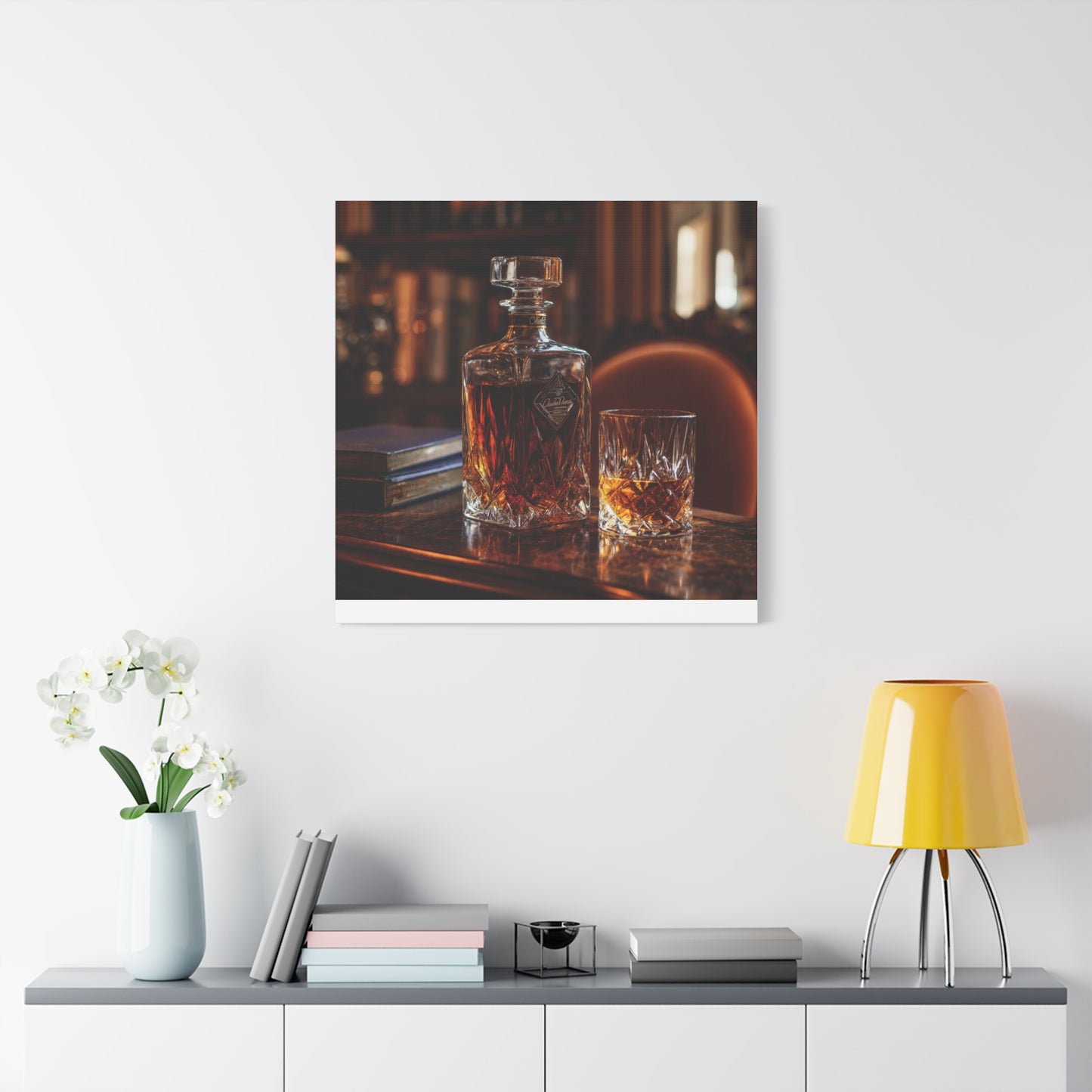 Elegant Whiskey Art Canvas