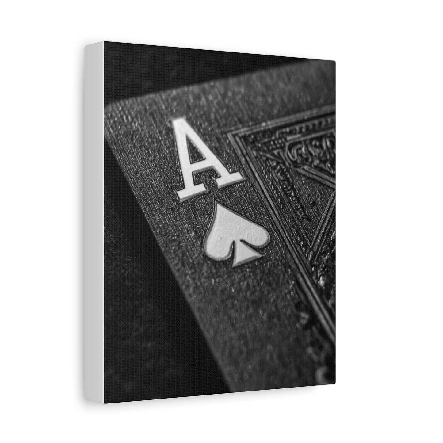Black Ace Canvas Art