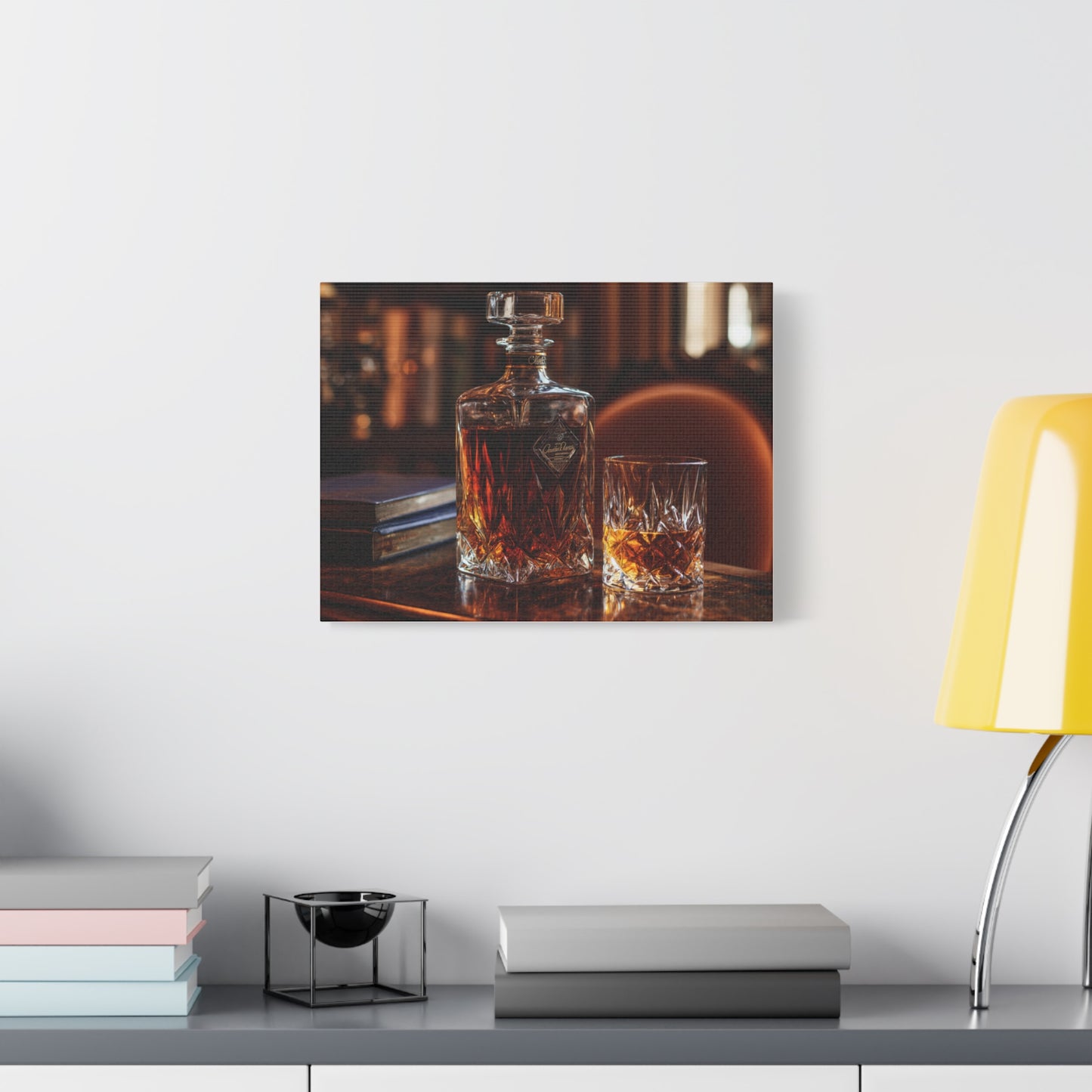 Elegant Whiskey Art Canvas