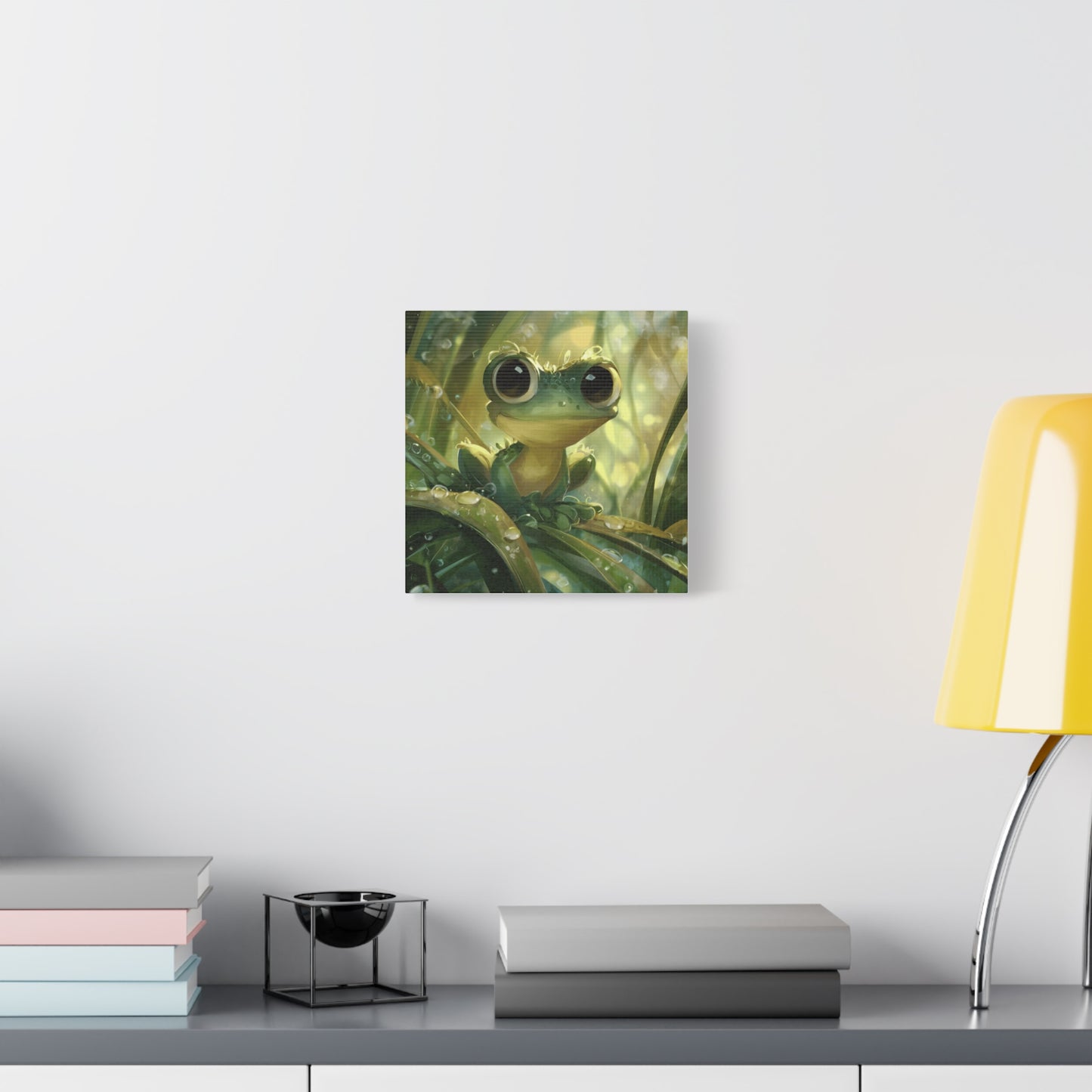 Whimsical Frog Wall Art Print, Nature Decor, Kids Room, Animal Lover Gift, Playful Home Decor, Nursery Wall Art