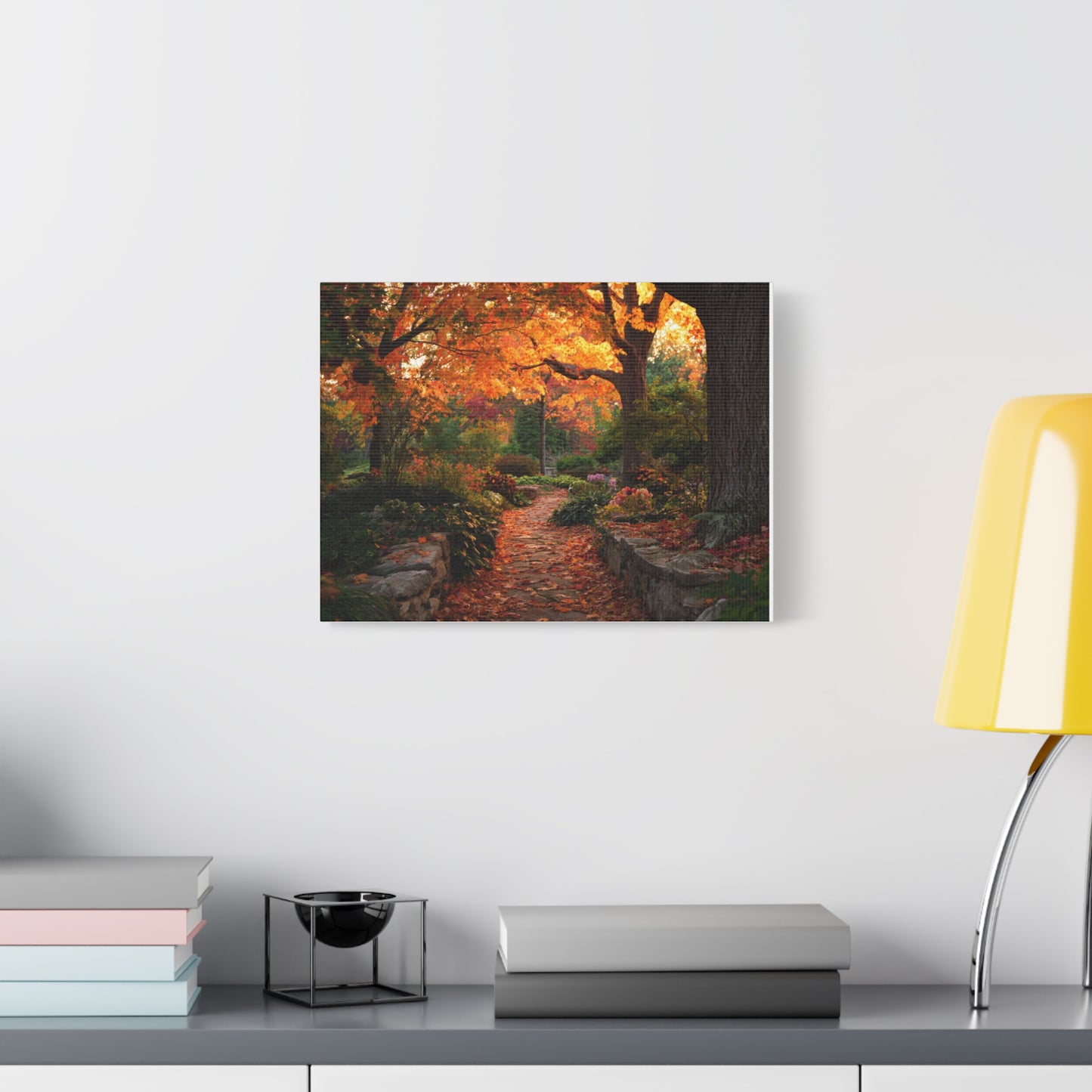 Autumn Pathway Canvas Wall Art
