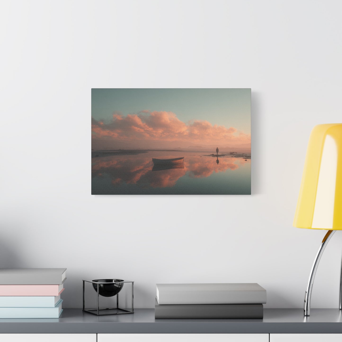 Serene Landscape Canvas Art Print, Coastal Decor, Home Bedroom Wall Art, Inspirational Wall Décor, Gift for Nature Lovers