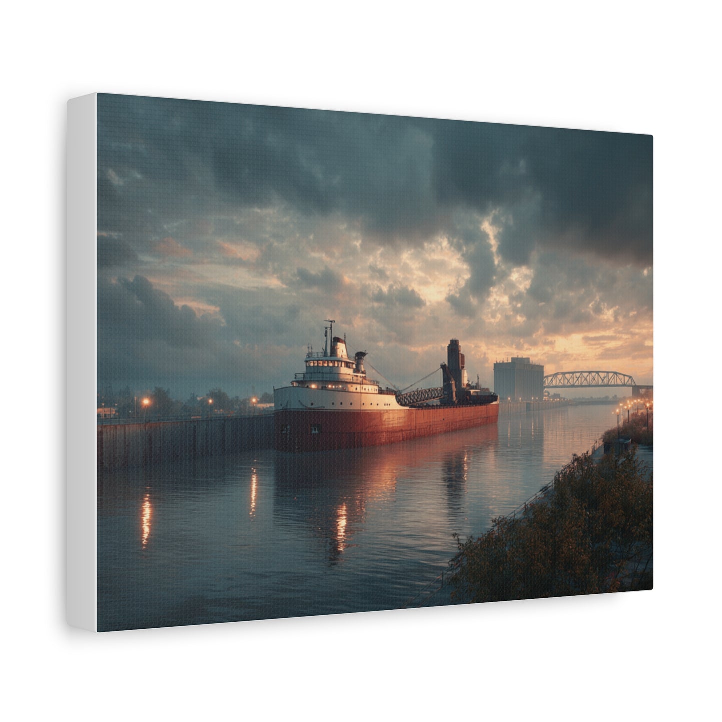 Stretched Canvas Art Print, Nautical Wall Decor, Maritime Scene, Boat Photo, Home or Office Decoration, Gift for Ocean Lovers