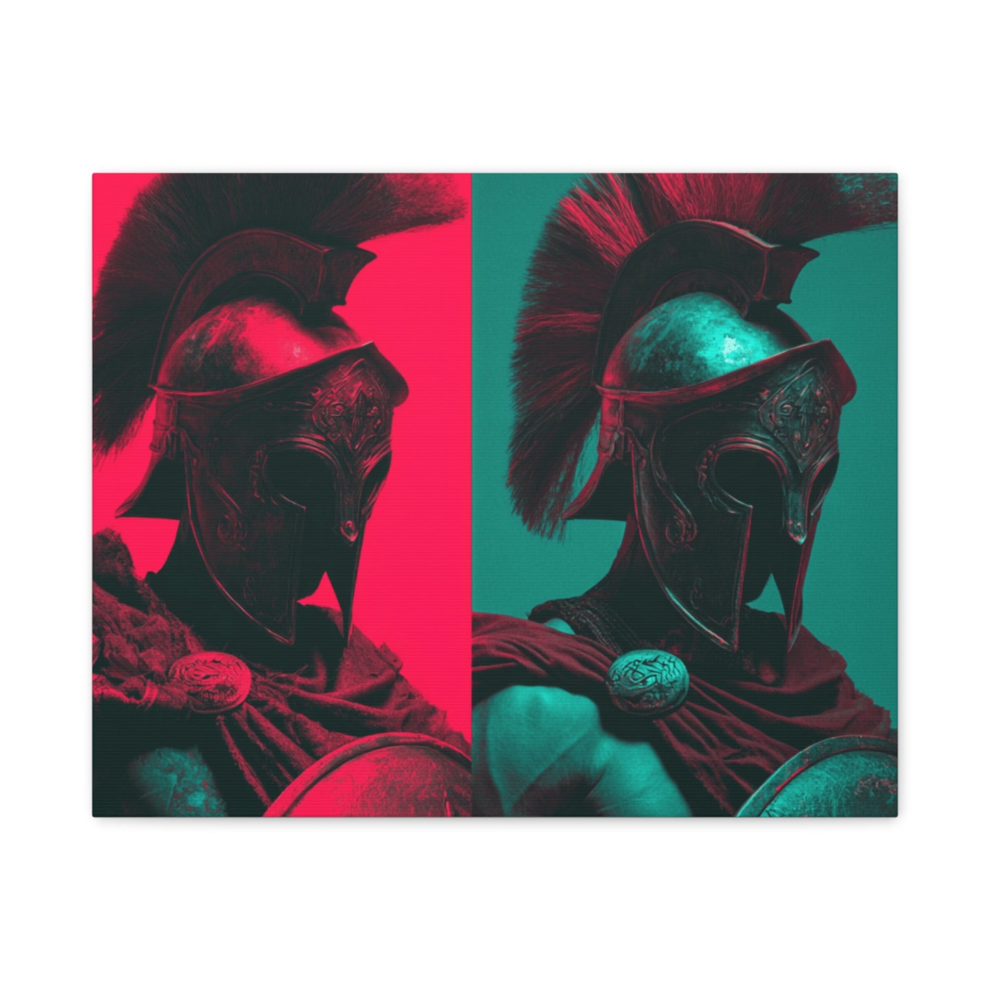 Spartan Warrior Canvas Wall Art