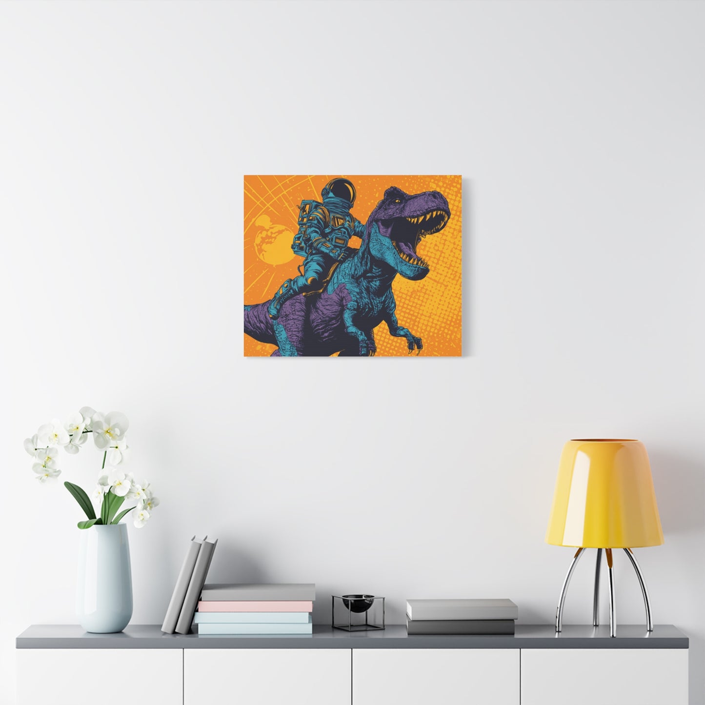 Canvas Print - Pop Art Dinosaur