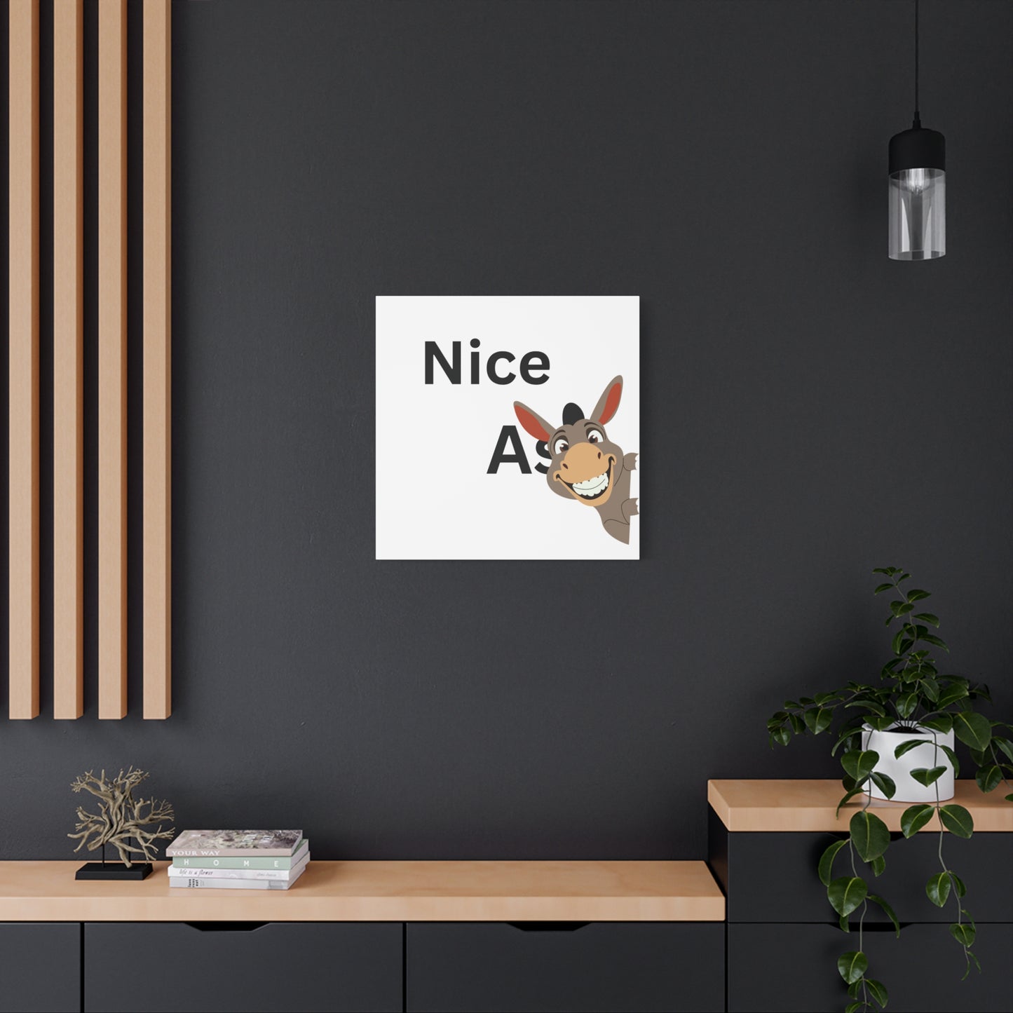 Funny bathroom Canvas Art Print