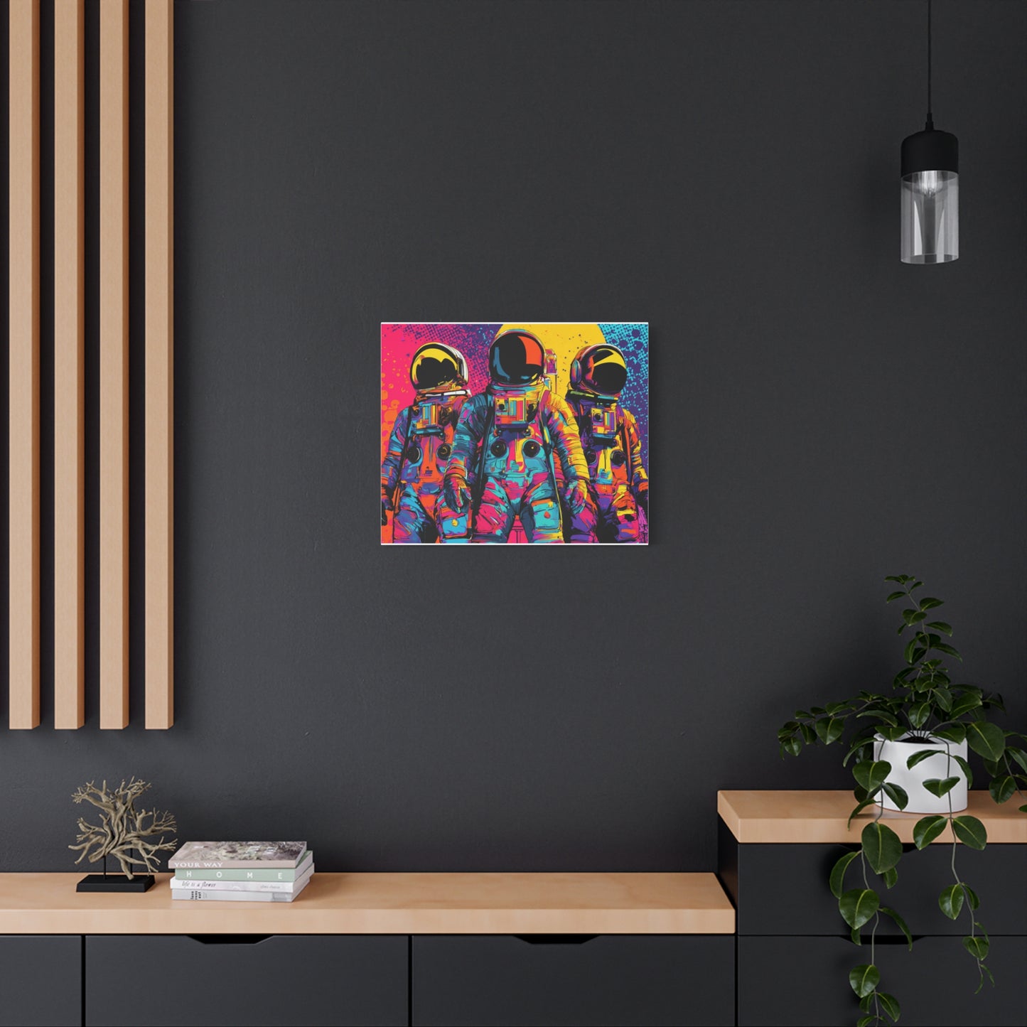 Canvas Print -  Pop Art Astronauts