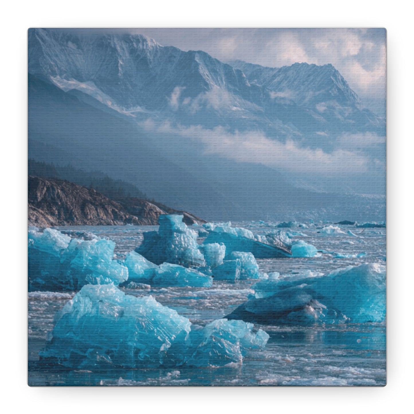 Stretched Canvas Art, Tranquil Landscape Wall Decor, Ideal for Home or Office, Art Print Gift, Nature Lover's Art