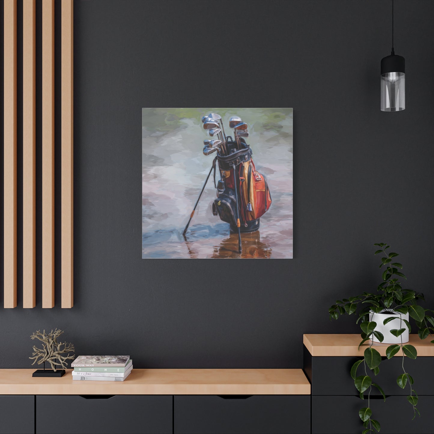 Golf Bag Canvas Art