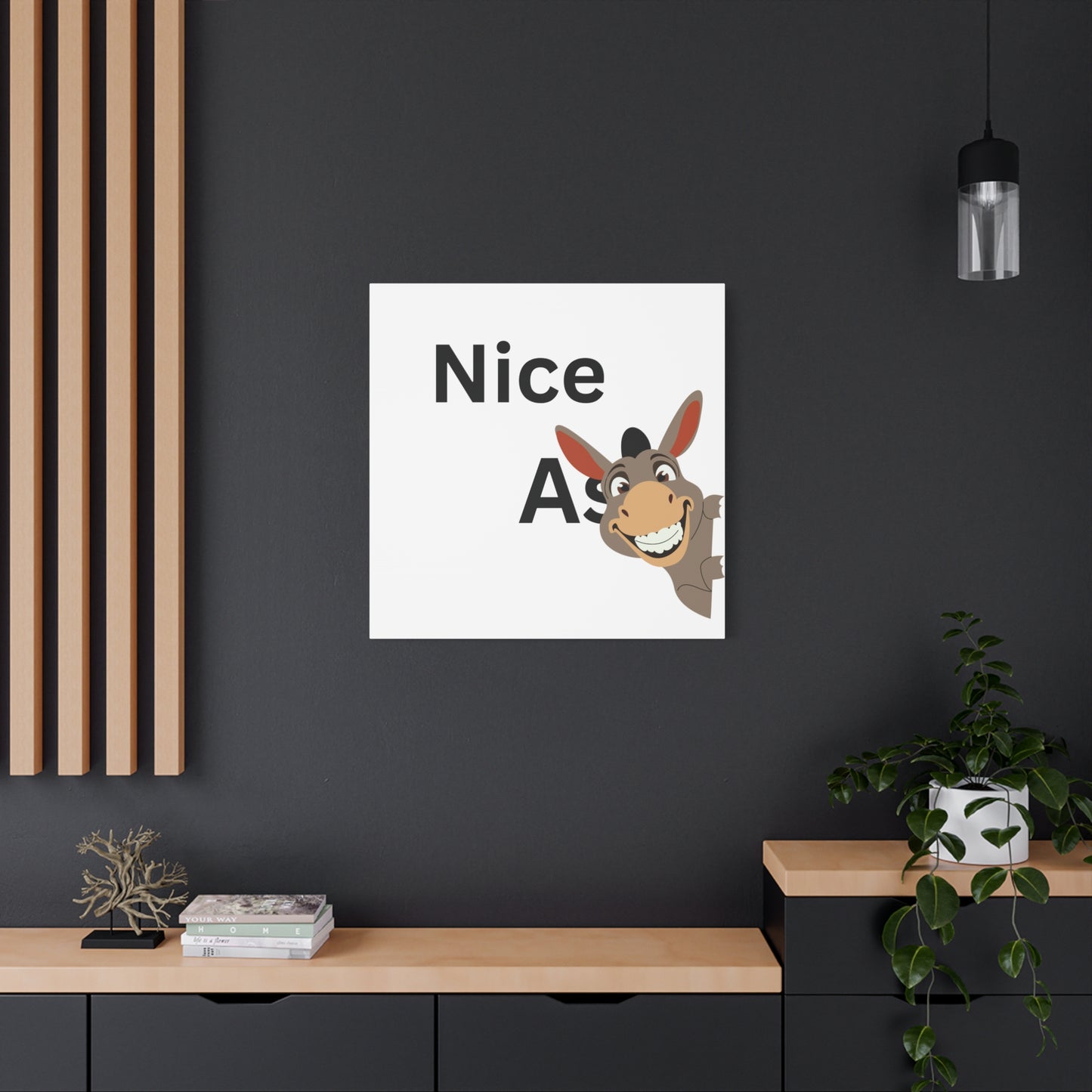 Funny bathroom Canvas Art Print