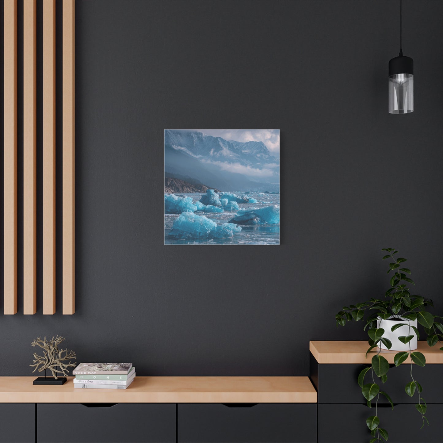 Stretched Canvas Art, Tranquil Landscape Wall Decor, Ideal for Home or Office, Art Print Gift, Nature Lover's Art