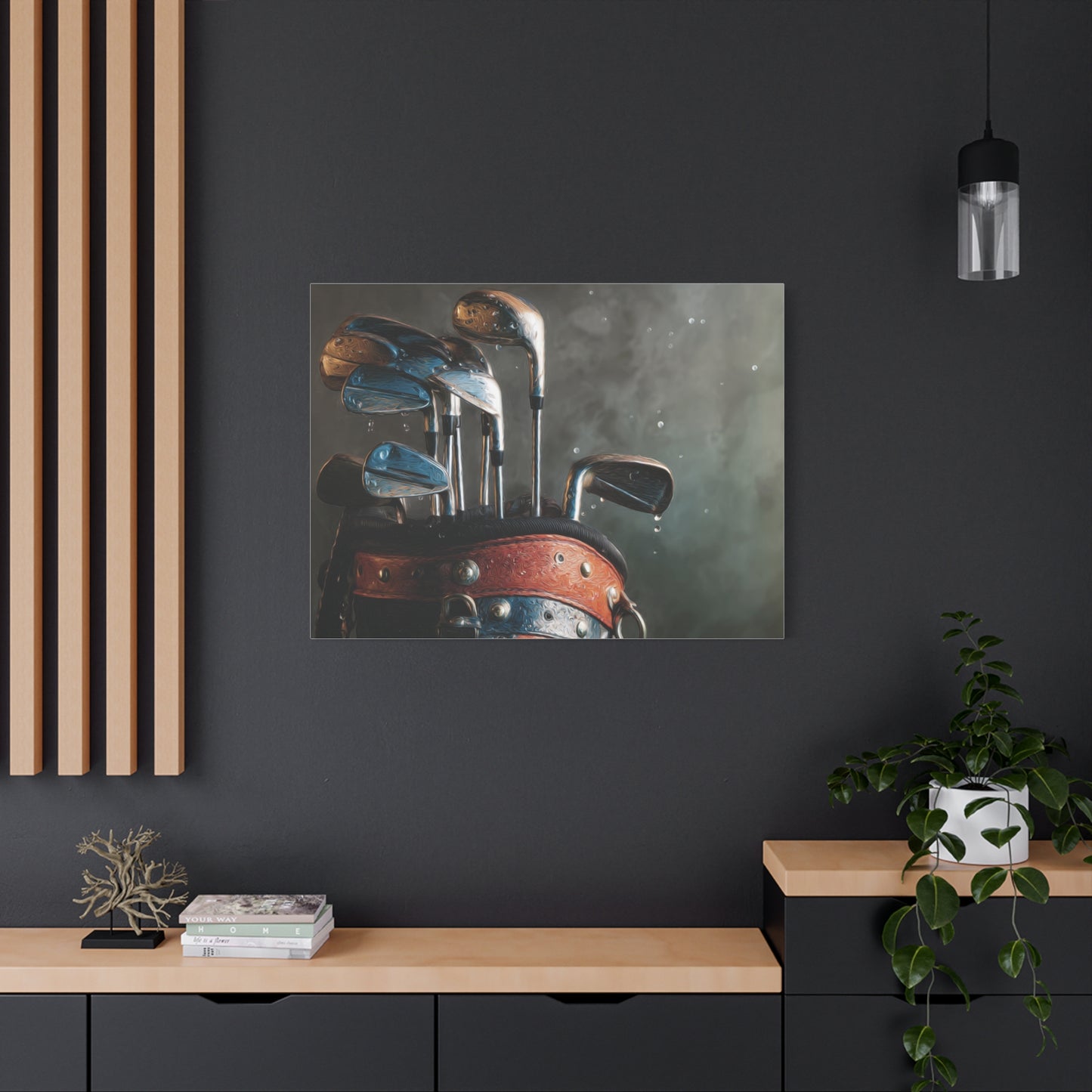 Golf Club Canvas Wall Art