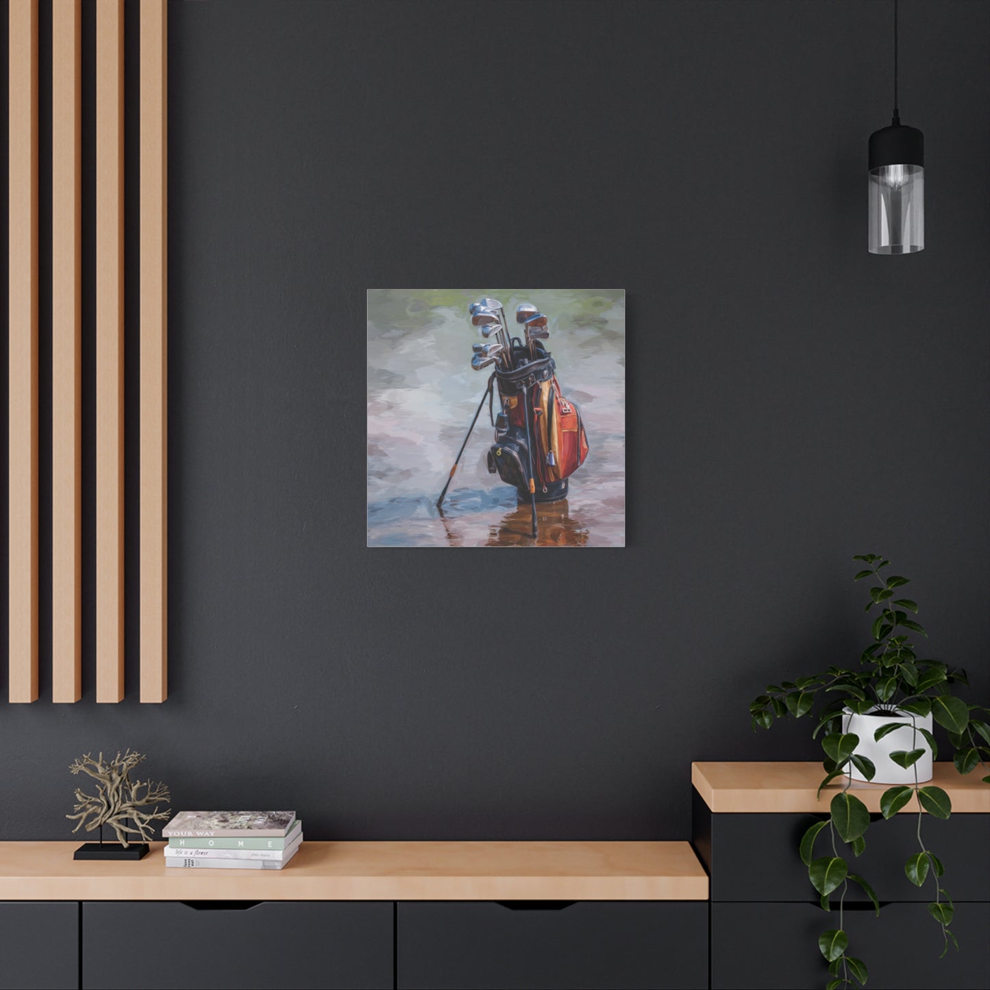 Golf Bag Canvas Art