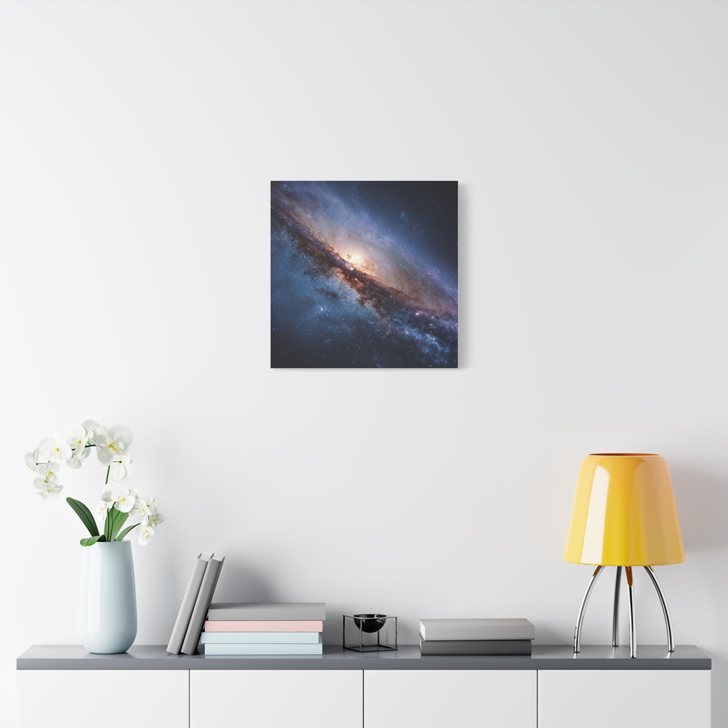 Galaxy Wall Art, Stretched Canvas Print, Cosmic Decor, Space Art, Home Gallery