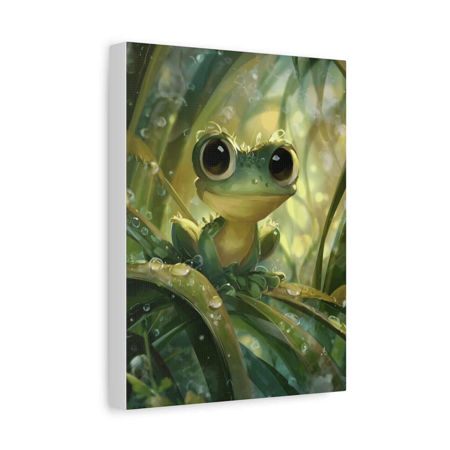 Whimsical Frog Wall Art Print, Nature Decor, Kids Room, Animal Lover Gift, Playful Home Decor, Nursery Wall Art
