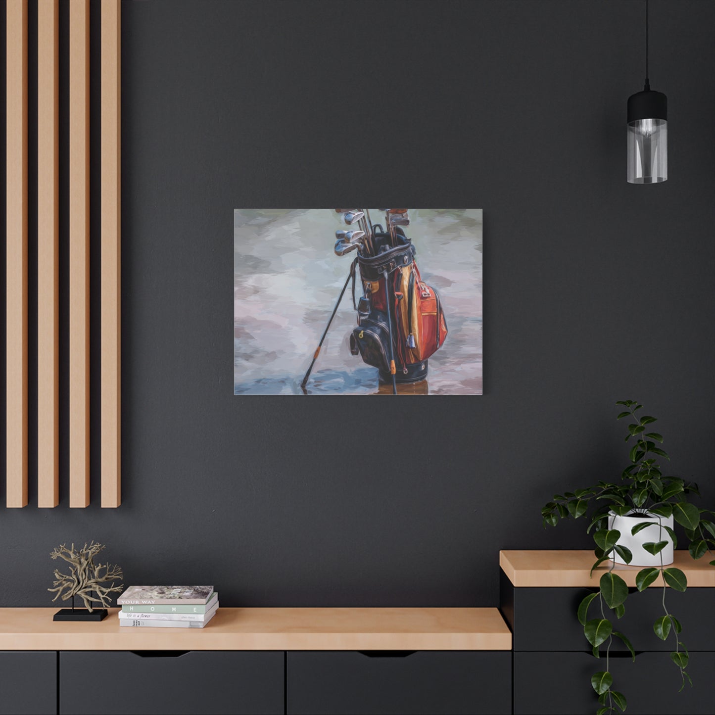 Golf Bag Canvas Art