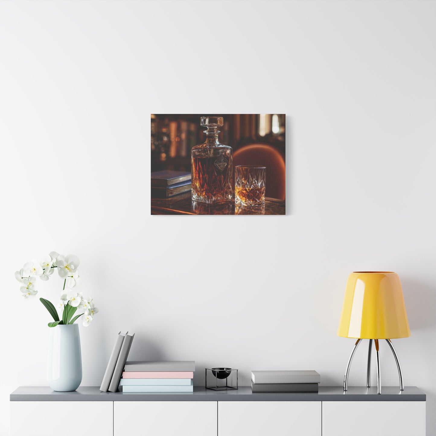 Elegant Whiskey Art Canvas