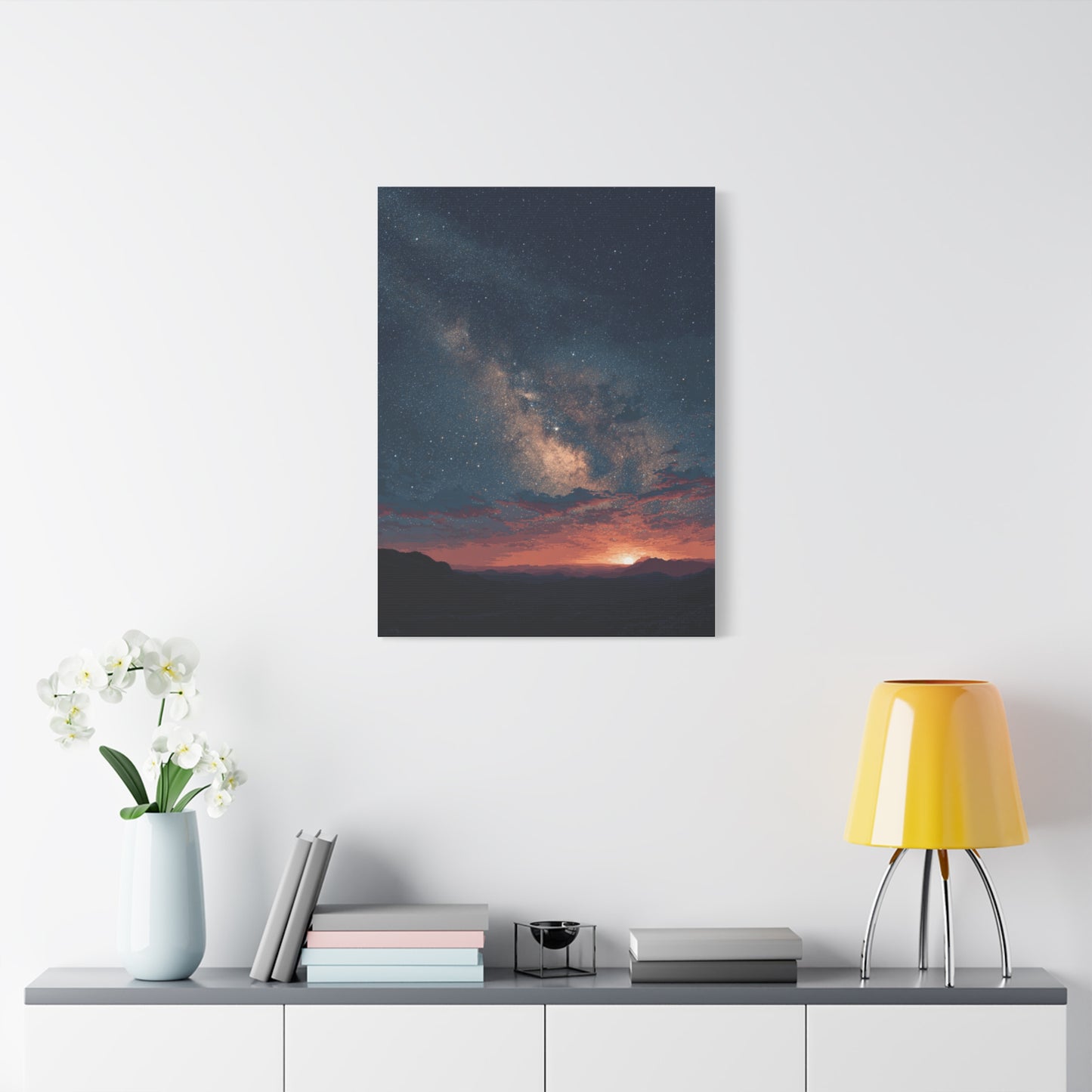 Celestial Canvas Art, Starry Night Decor, Universe Wall Art, Galaxy Home Decor, Space Lovers Gift, Inspirational Wall Decor