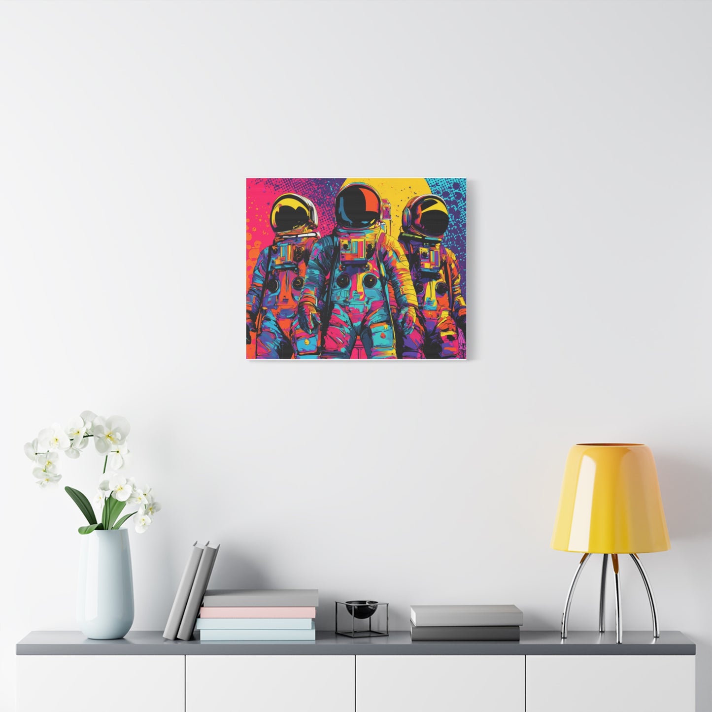 Canvas Print -  Pop Art Astronauts