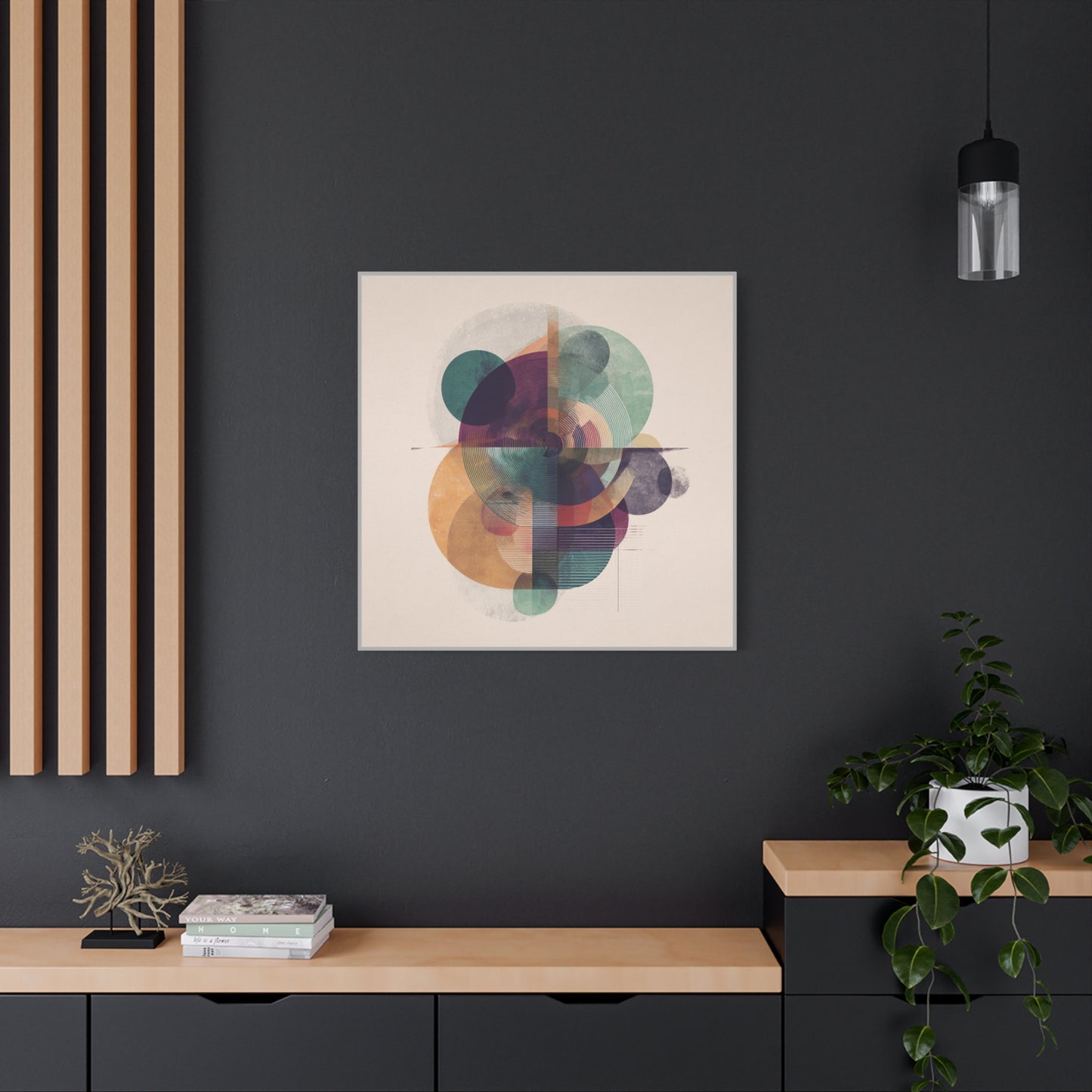 Abstract Geometric Wall Art Canvas