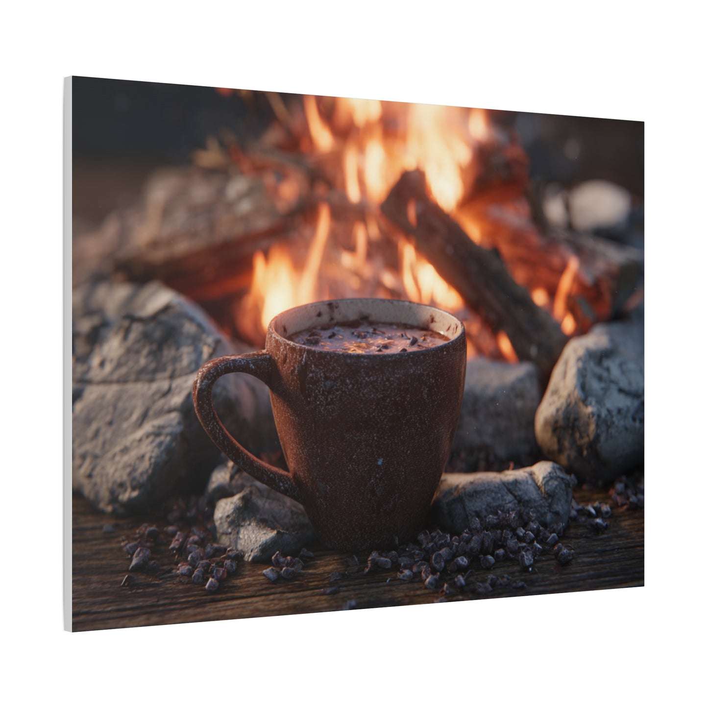 Cozy Campfire Canvas Print