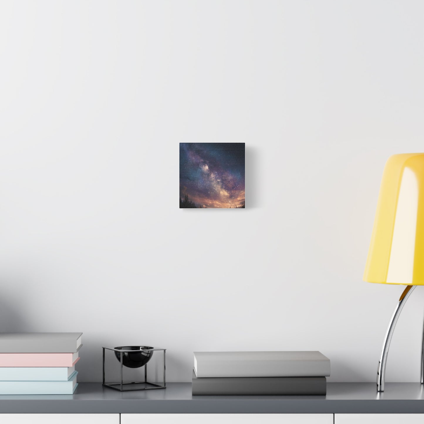 Galactic Night Matte Canvas Print, Cosmic Wall Art for Home Decor, Celestial Decor, Starry Night Art, Space Lover Gift, Bedroom Wall Art