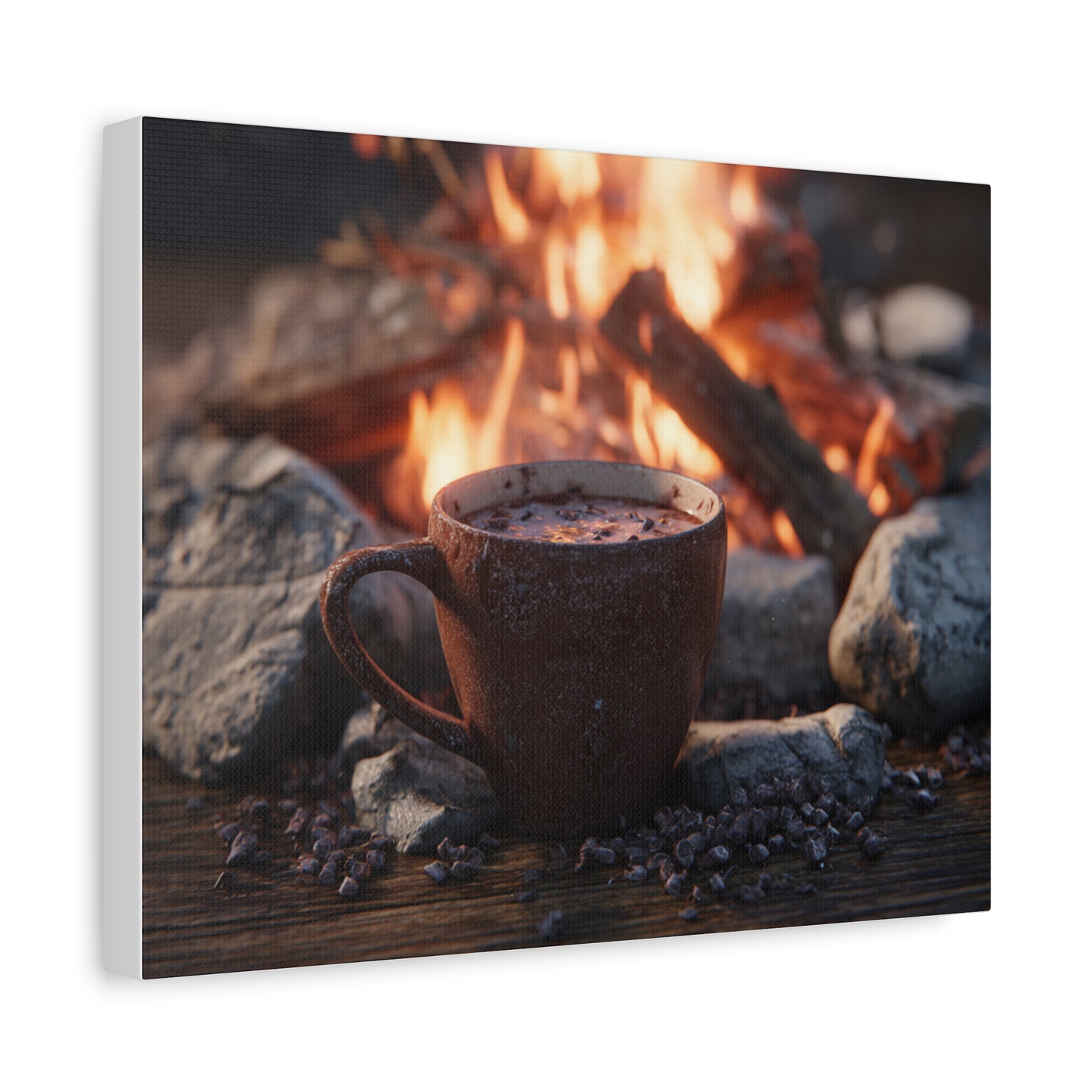 Cozy Campfire Canvas Print