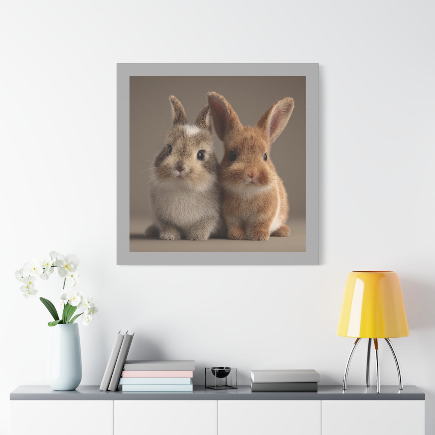 Canvas Print Baby Bunnies