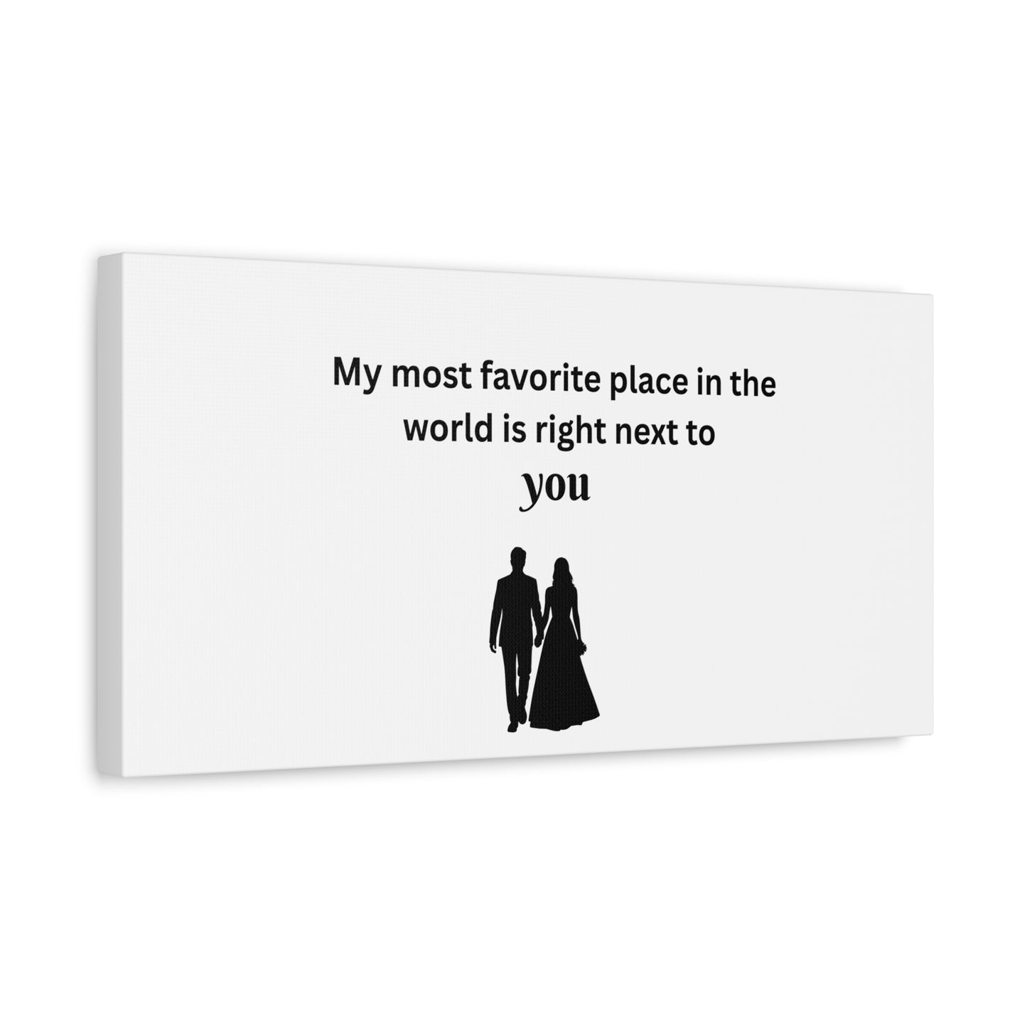 Romantic Wall Art, Perfect for Couples' Home Decor, Anniversary Gift, Relationship Gift, Love Quote Canvas